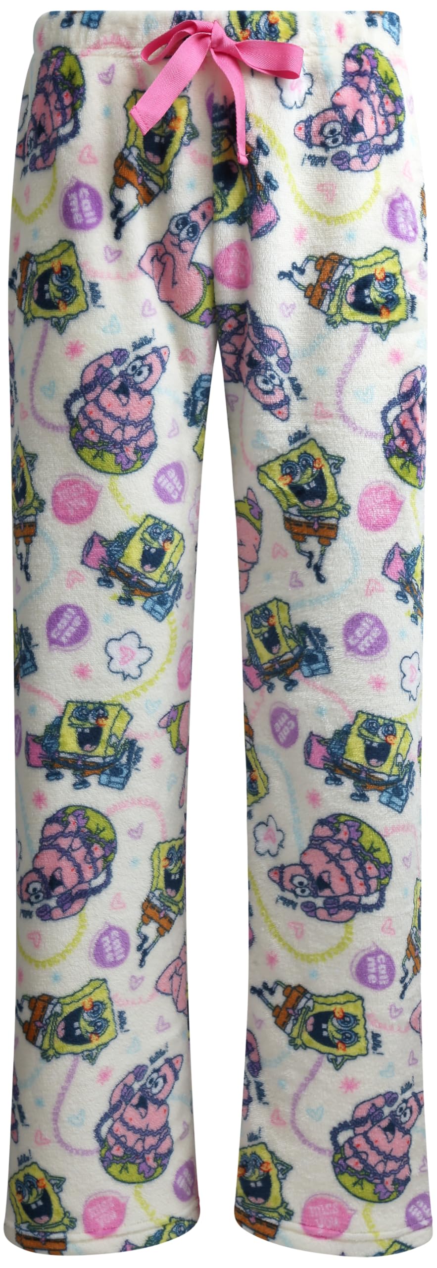 COCO BRANDS SpongeBob SquarePants Womens Pajama Pants - Soft Stretch PJ Pants Sleepwear for Women with Elastic Waist (S-XL)