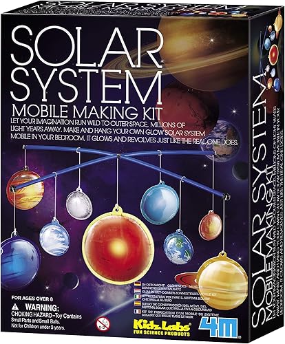 4M, Sistema solar en 3D, brillante, Móvil del sistema solar, Multicolor