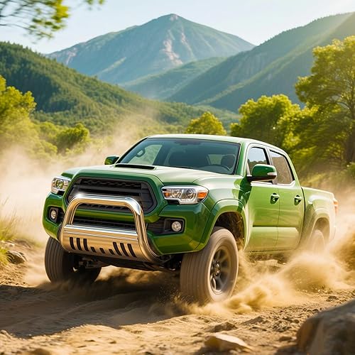 Miniatura 8 de AUTOSAVER88 Barra de toros compatible con Toyota Tundra 2007-2021, Sequoia 2008-2022, cepillo de tubo de acero inoxidable de 3 pulgadas, barra de