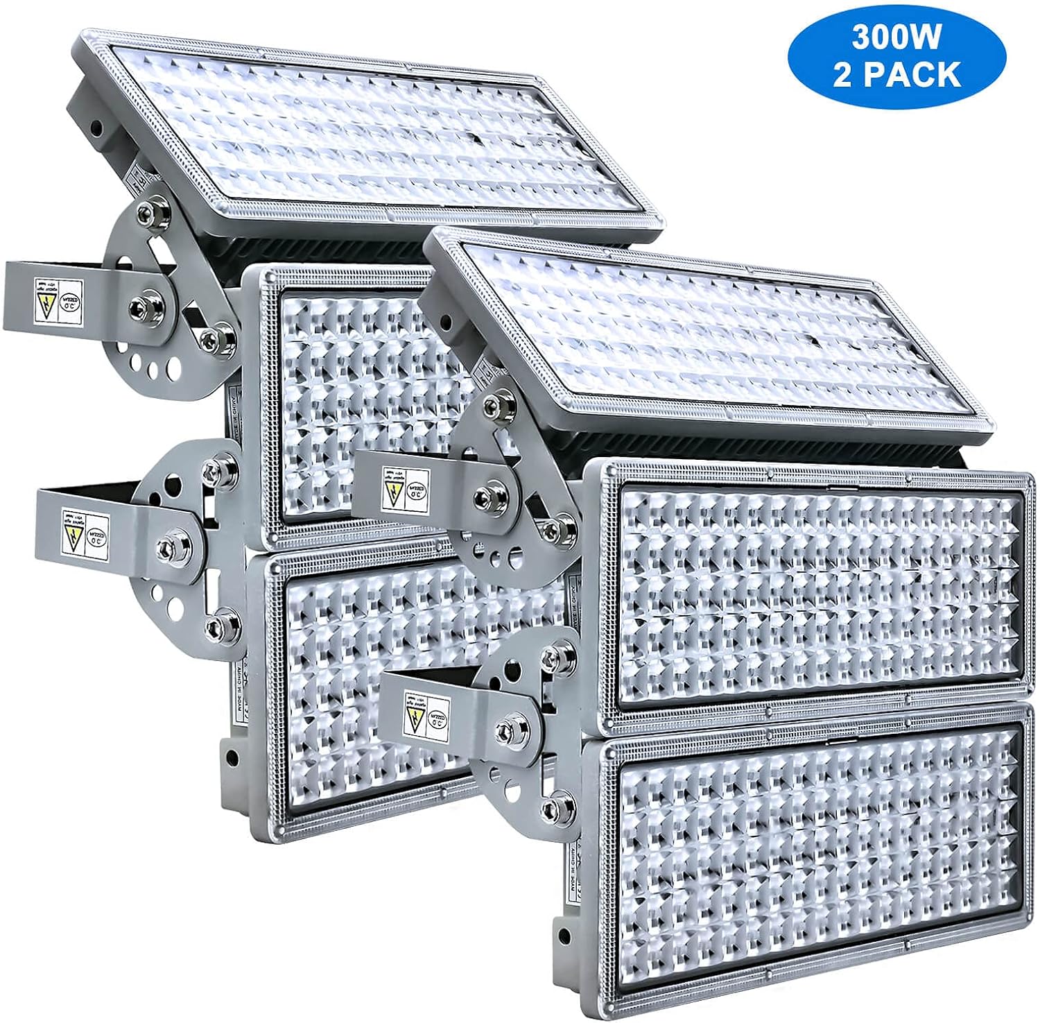 Flаѕh Sаlе Buу 1 gеt 1 Kekeou 600W Flood Light Outdoor LED 300W Stadium Light 2 Pack Super Bright Stadium Lighting 6500K IP67 Outdoor Basketball Lighting for Playground Lawn
