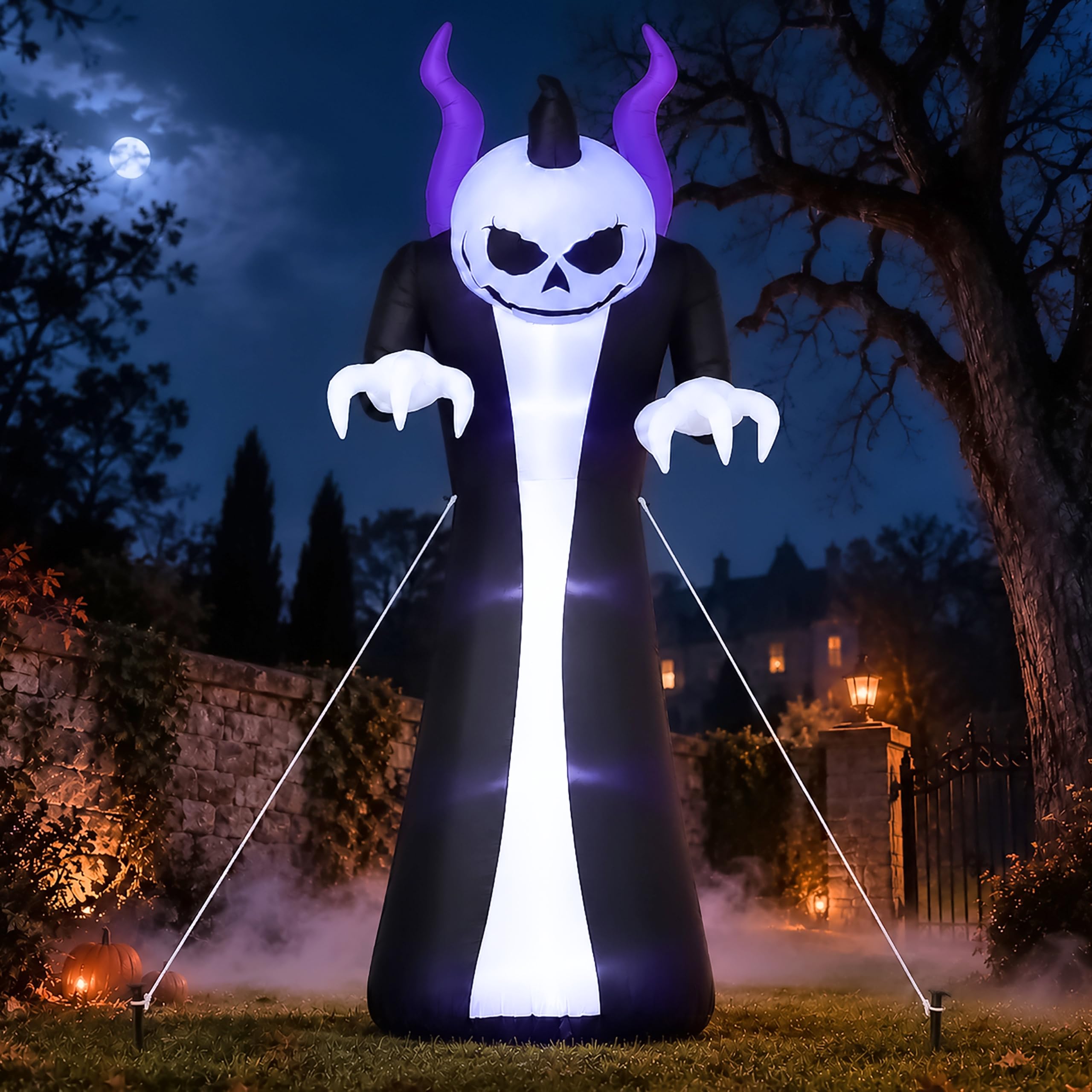 Marco Paul 10ft Halloween Inflatables Outdoor Decoration Giant Reaper Ghost