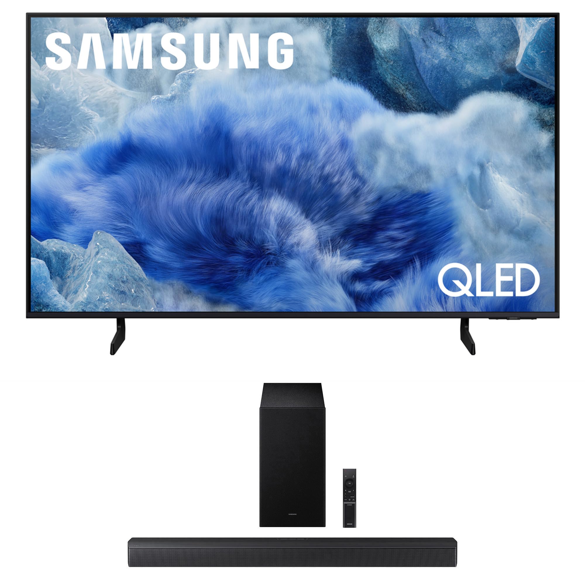 Samsung QN43Q8FAAFXZA 43 Inch Class QLED Q8F 4K Vision AI Smart TV with a HW-B630F B-Series Soundbar 3.1 Ch and Subwoofer with Dolby Audio (2025)