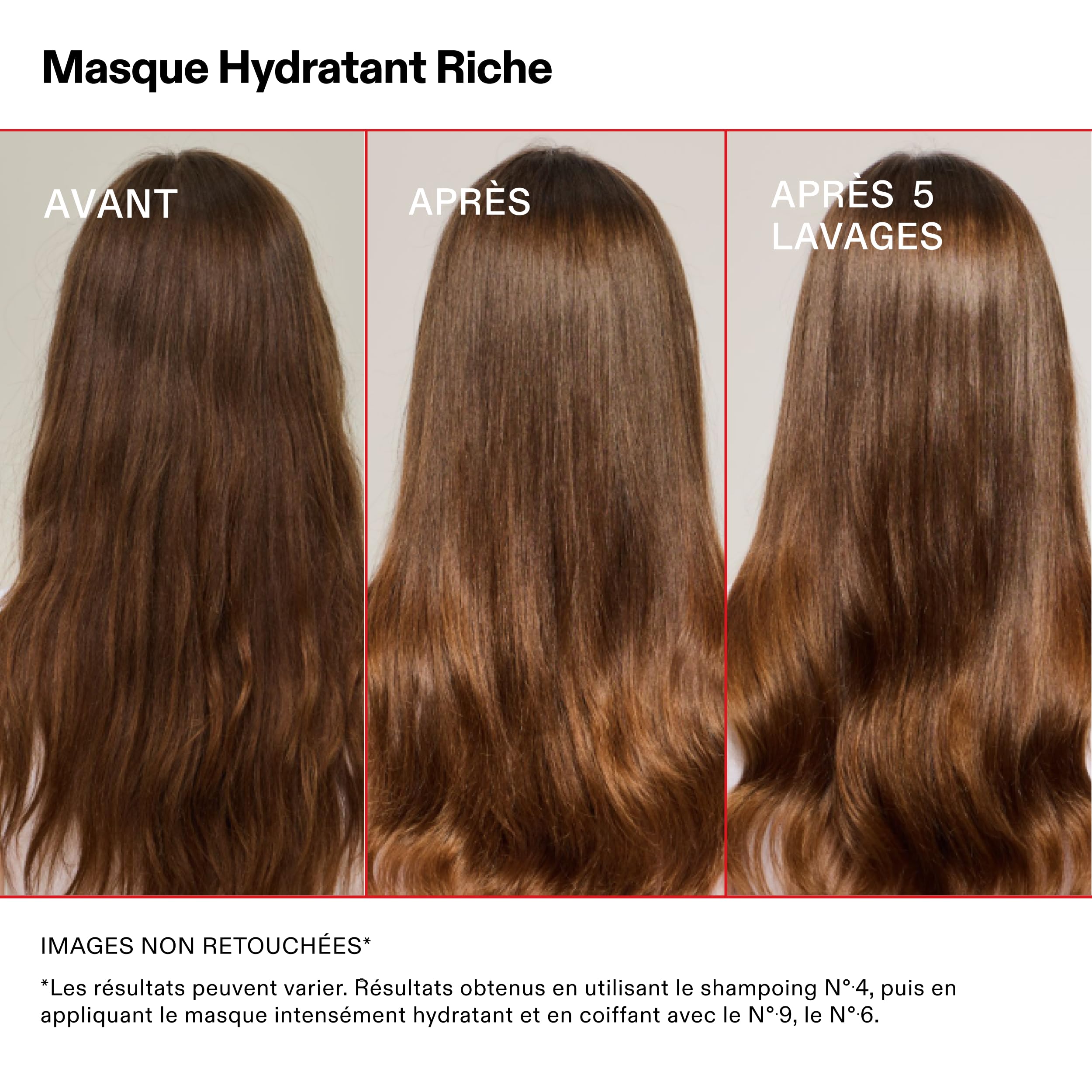 Olaplex Masque hydratant riche, Masque scellant les cuticules pour hydrater et contrôler les frisottis des cheveux secs ou de texture moyenne à épaisse