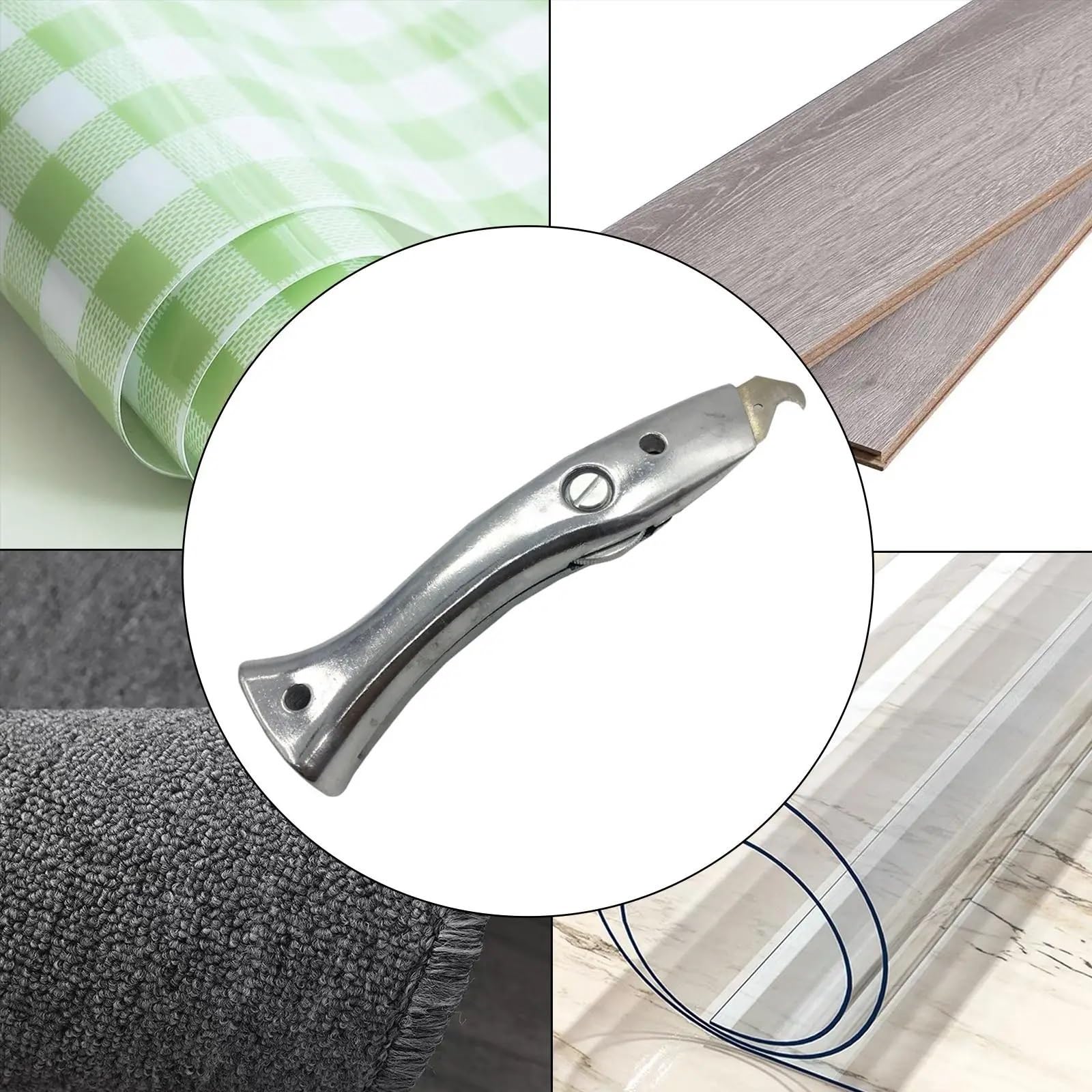 1 Uds. Cortador De Suelo De PVC Dolphin, Aluminio, Herramienta De Corte De Alfombras For Corte Curvo