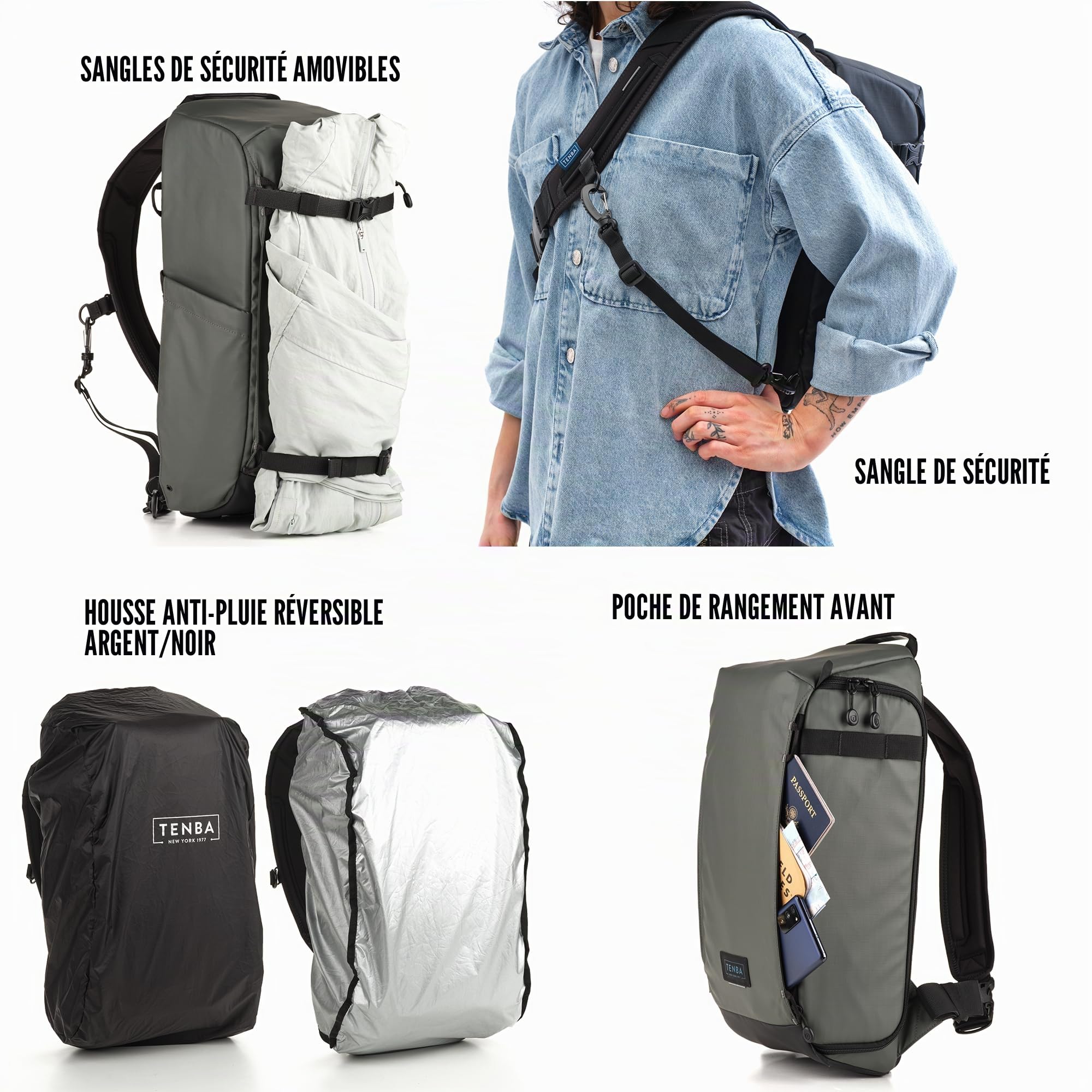 Tenba Sac à Dos Solstice v2 16L Sling Bag Gris