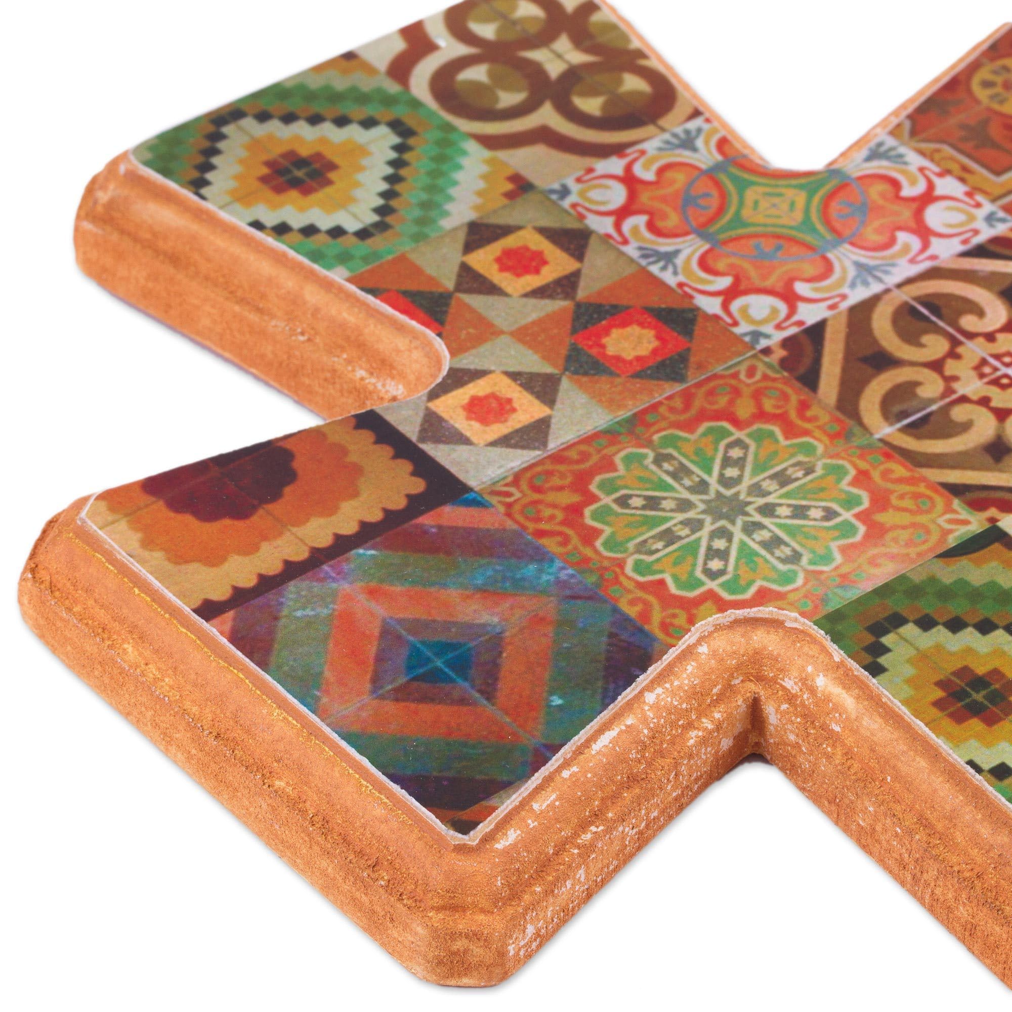 Amazon.com: NOVICA Artisan Handcrafted Decoupage Wall Cross with