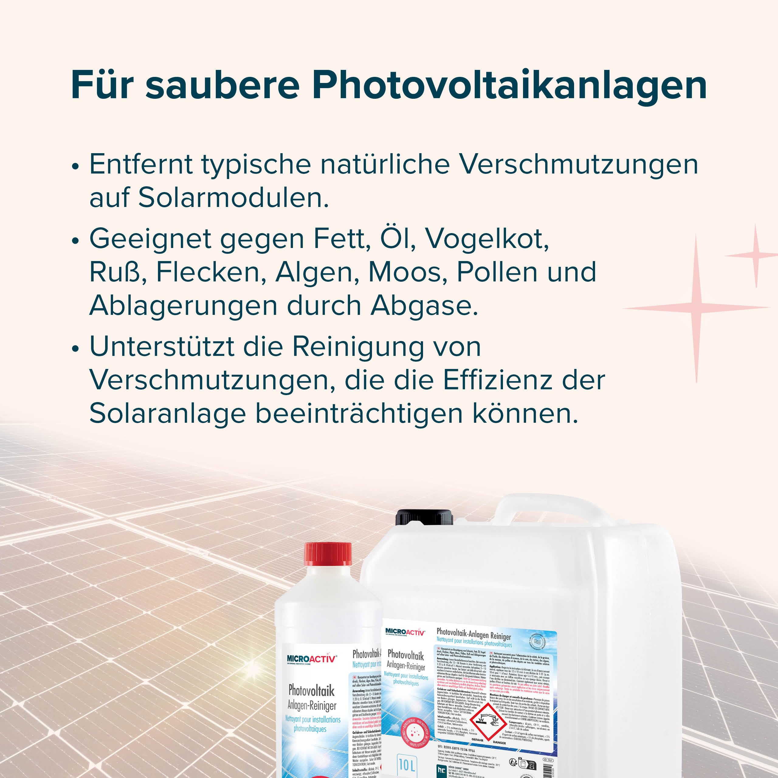 Höfer Chemie Photovoltaik Anlagen Reiniger Konzentrat 10 L