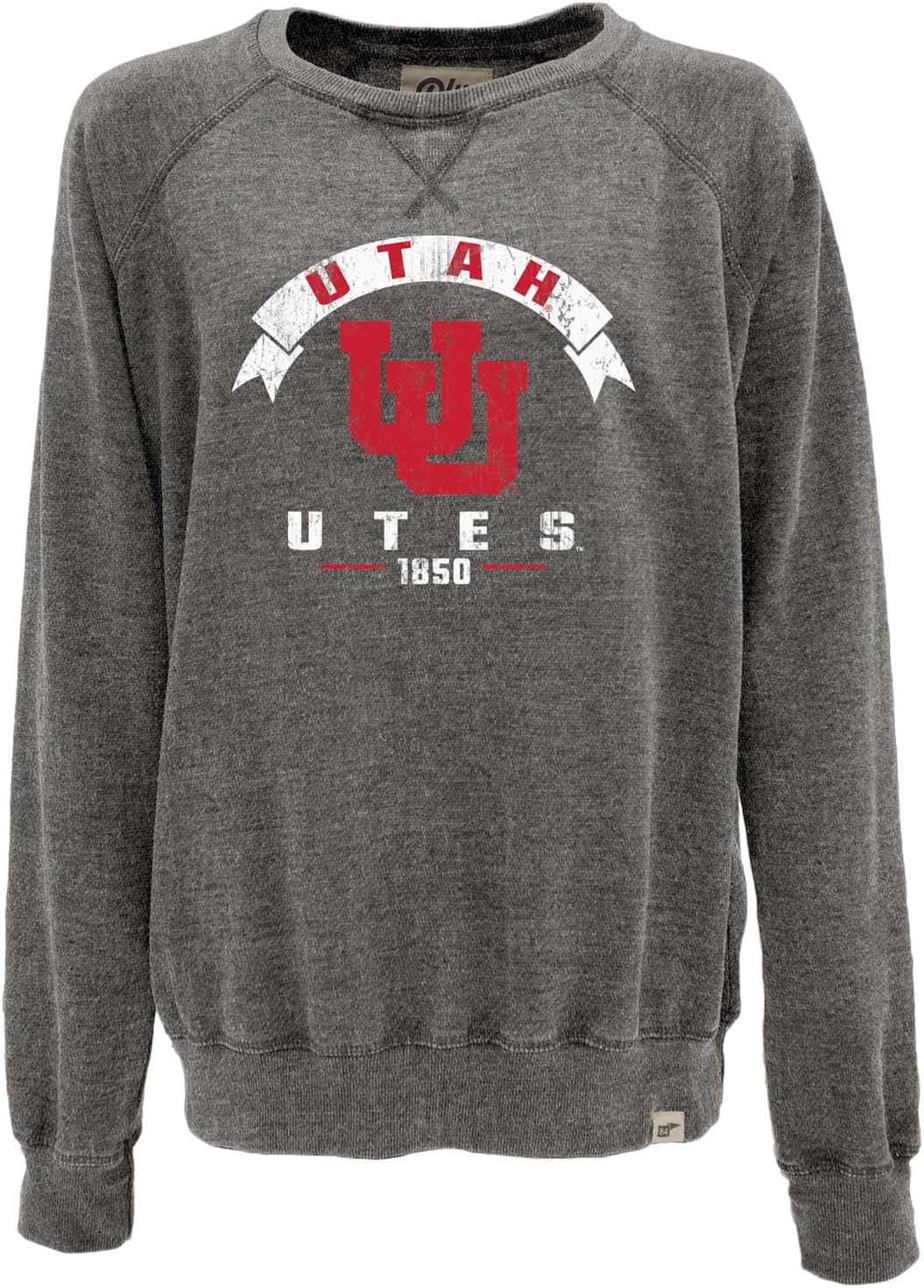 Blue 84 NCAA womens Ncaa Officially Licensed Women's Crewneck Sweatshirt Burnout Vintage Scholar - Image 3