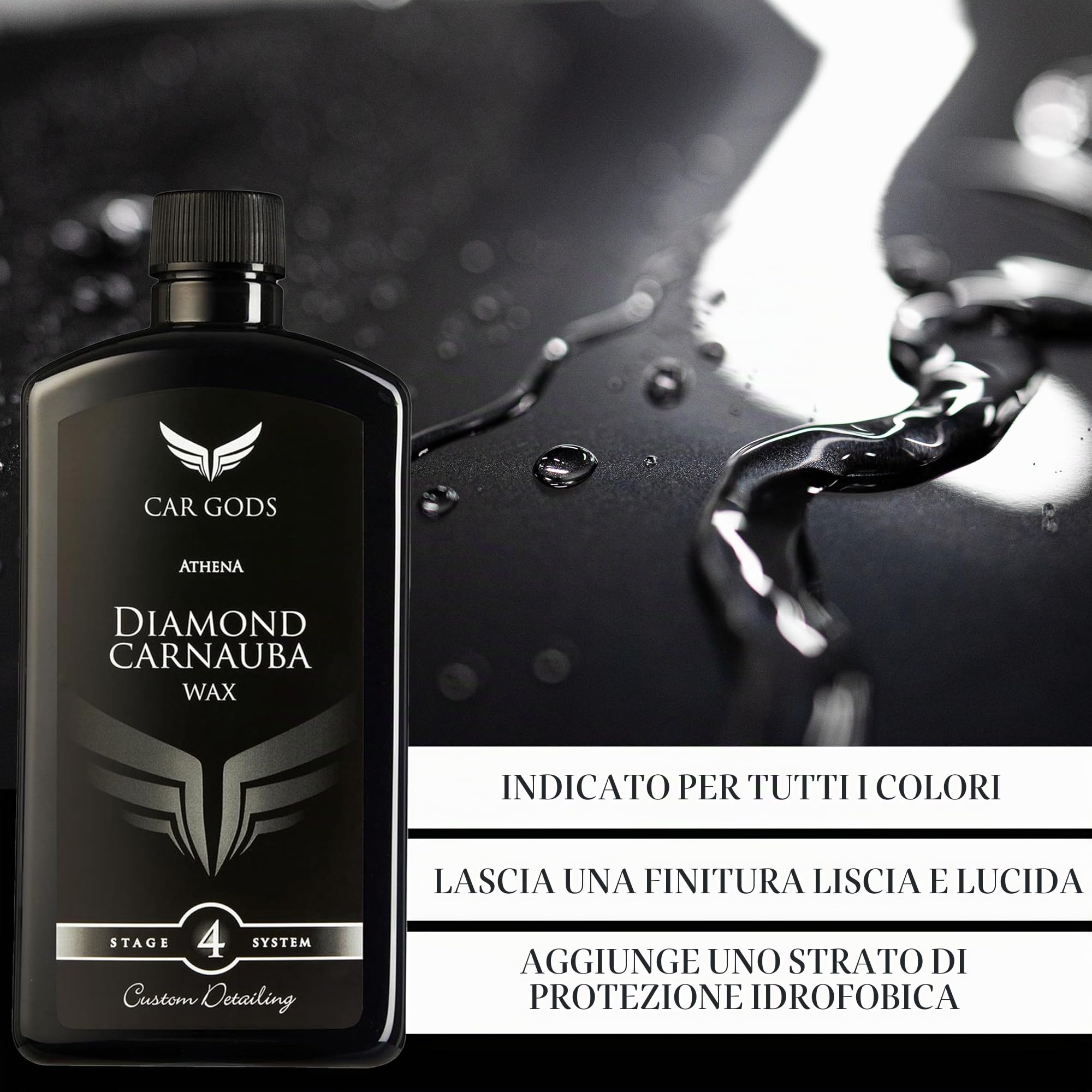 Car Gods Athena Cera Carnauba lucidatrice 500ml