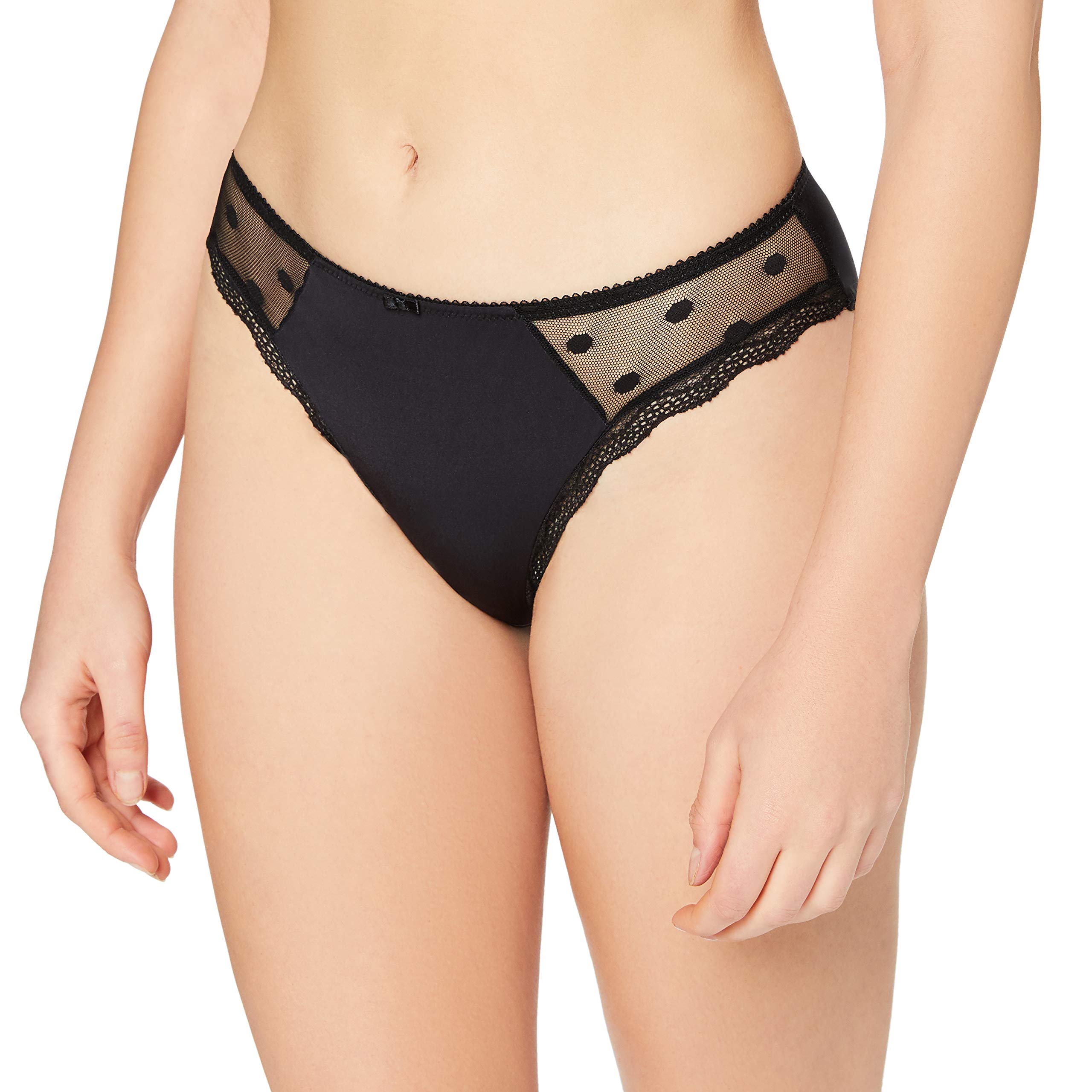 Sassa Women's Slip Full Brief, Black (Schwarz 500), 10 (Manufacturer Size: M)