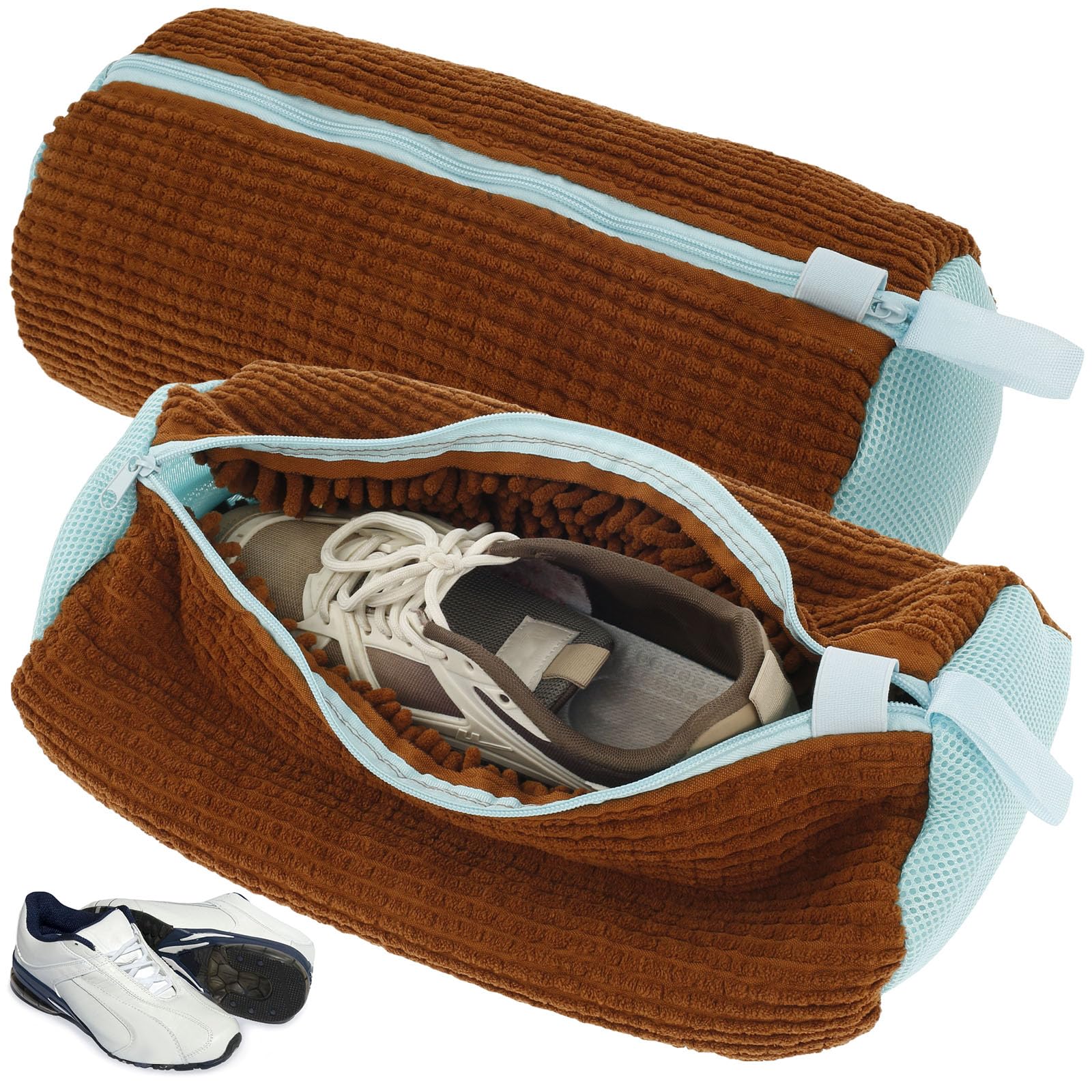 Sac Pour Laver Les Basket Machine 2pcs Sacs Lavage Chaussures Machine, Sac Réutilisable Pour Fermeture éclair