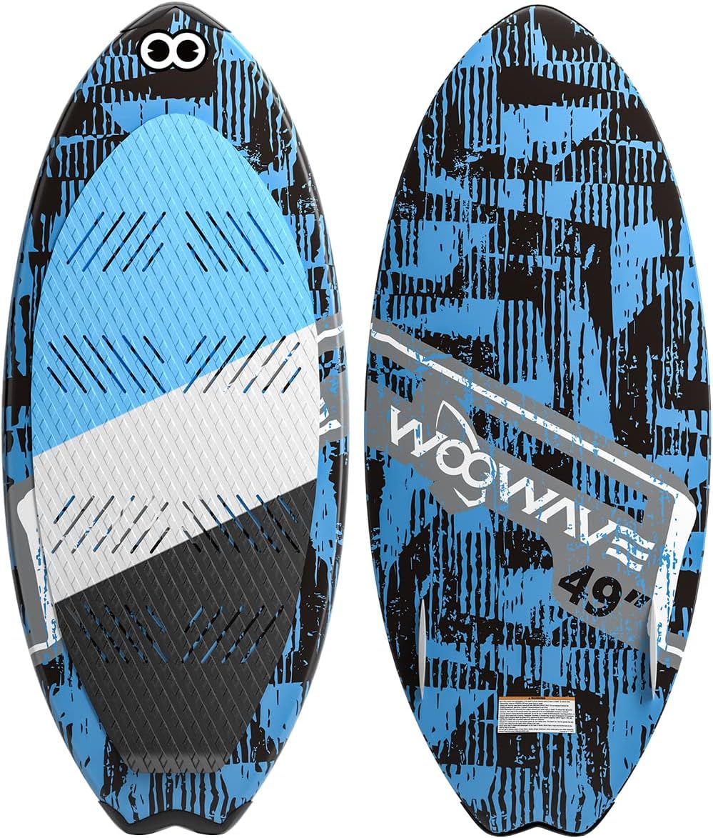 WOOWAVE Wakesurf Board 49 inch with 2 Removeable Tail Fins