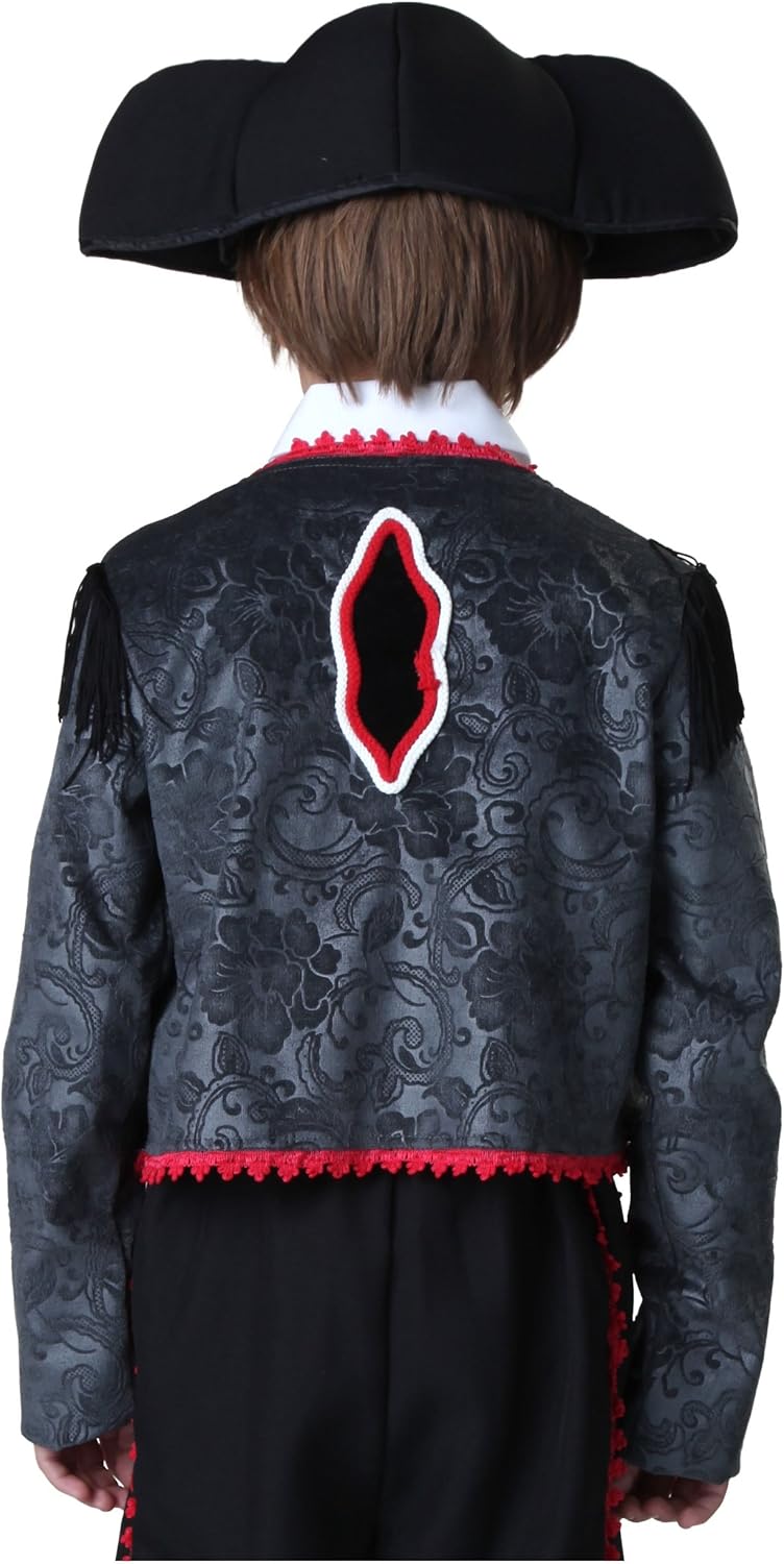 Kid's Matador Costume for Cinco de Mayo & Costume Parties - Bullfighter Outfit with Bolero Jacket & Matador Hat - Image 4
