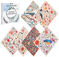 Vista 1 de Paños de cocina suecos reutilizables, paquete de 6, paños de cocina sin olor, paños de papel reutilizables de secado rápido, paños de papel