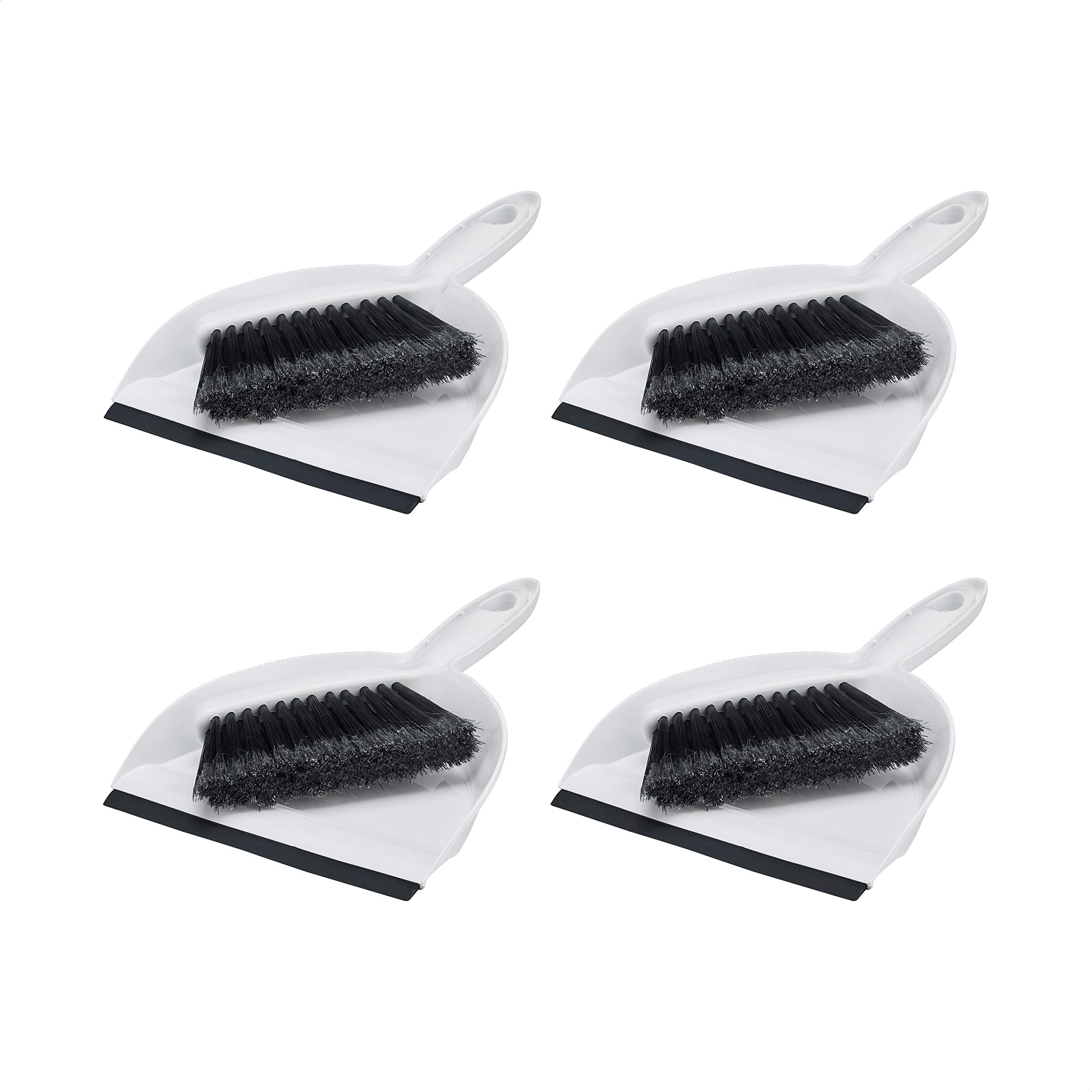 Photo 1 of AmazonCommercial Mini Brush and Dustpan Set - 4-Pack Grey 4 PACK------factory sealed 