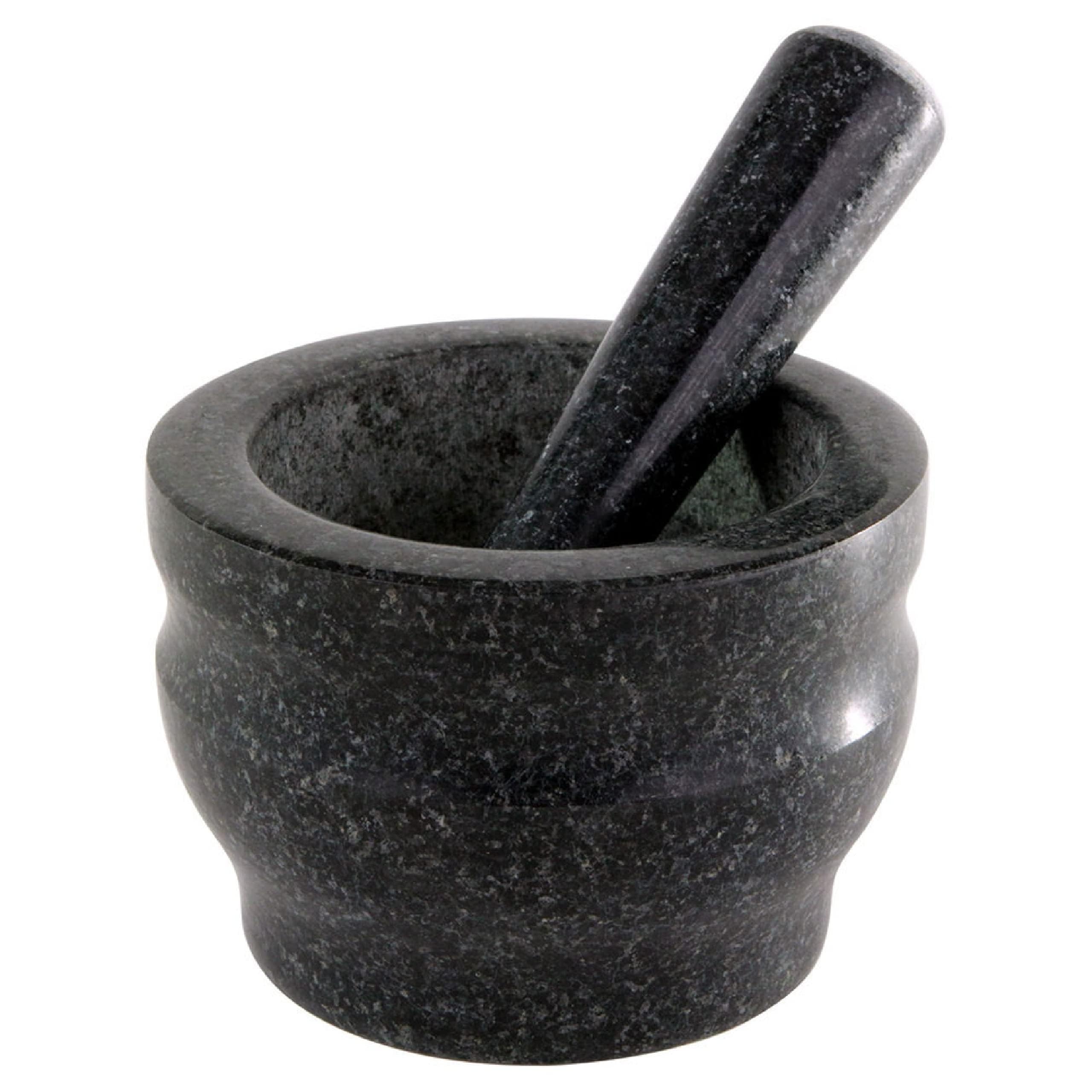 Cole & Mason Granite Mortar & Pestle, 8-Pound, Black