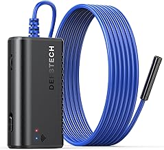 DEPSTECH Endoscopio inalámbrico, IP67 impermeable WiFi boroscopio inspección 2.0 megapíxeles HD serpiente cámara para Andr...