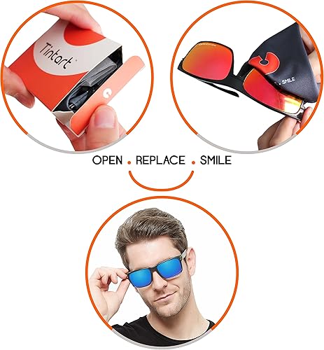 Miniatura 4 de Tintart Performance Replacement Lenses Compatible with Oakley Holbrook Holbrook Asian Fit(AF) Polarized Etched - Value Pack