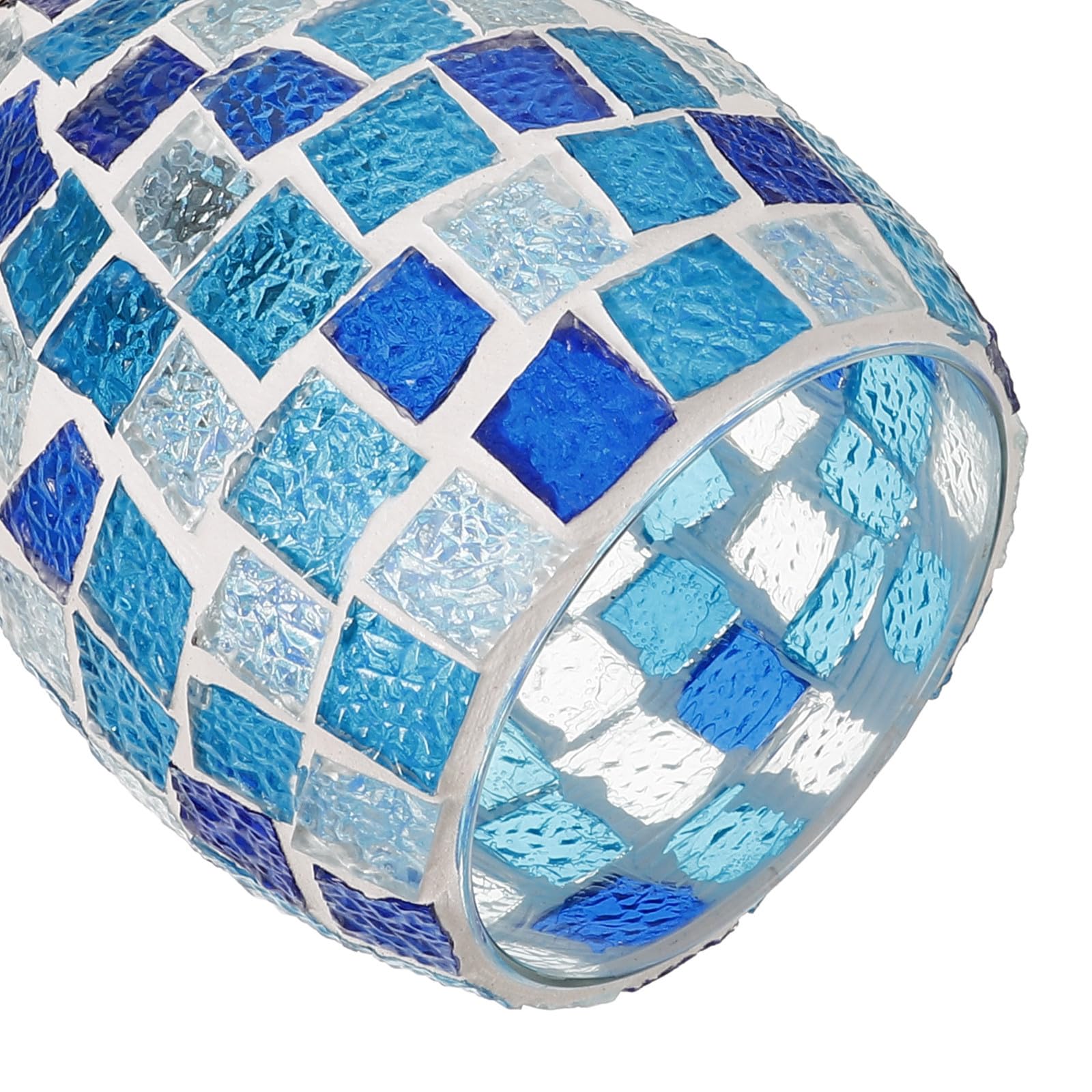 HOMSFOU Aplique de Pared Sirena de Cristal Vintage, 220v E26/e27