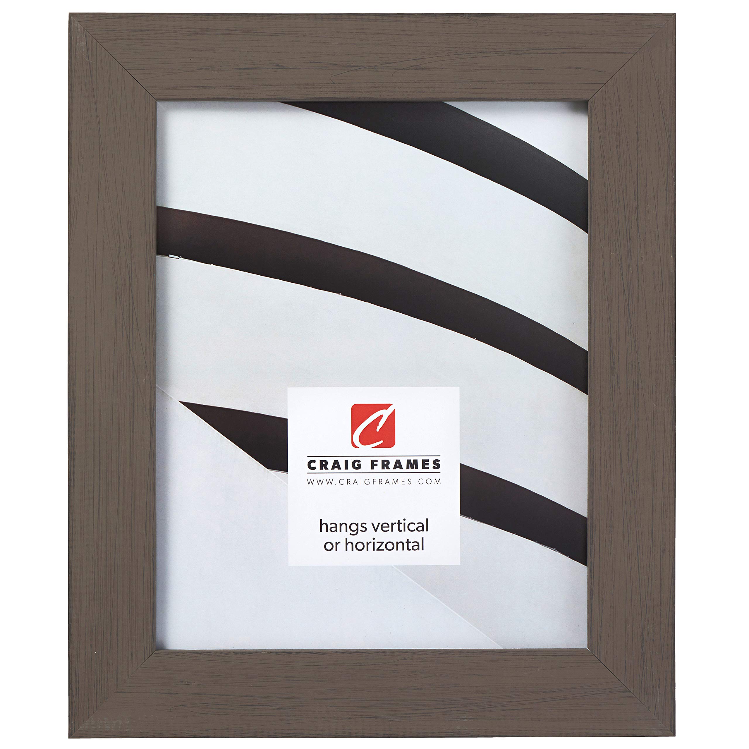 Craig Frames Jasper Picture Frame, 9 x 12 Inch, Country Whiskey Brown