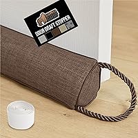 Vista 11 de GORILLA GRIP Tope de Corrientes de Aire para Puerta para la Parte Inferior de las Puertas, Burlete Barrera Contra el Clima Sella Ruido, Bloqueador