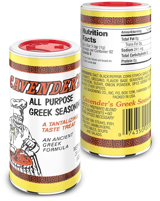 Cavender's All Purpose Greek Seasoning 92 g Amazon.co.uk Grocery
