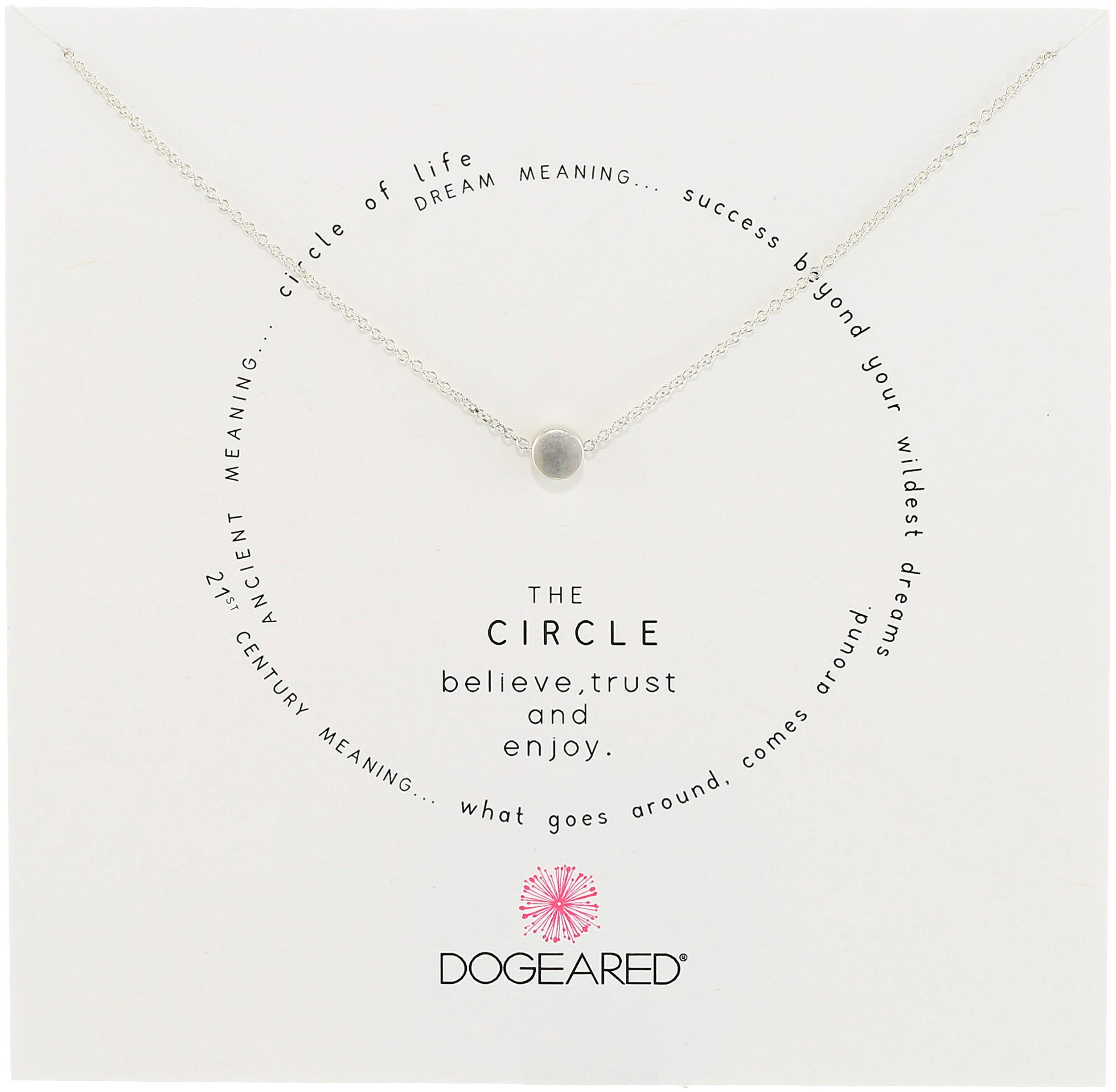 Dogeared Karma The Circle Necklace,16"