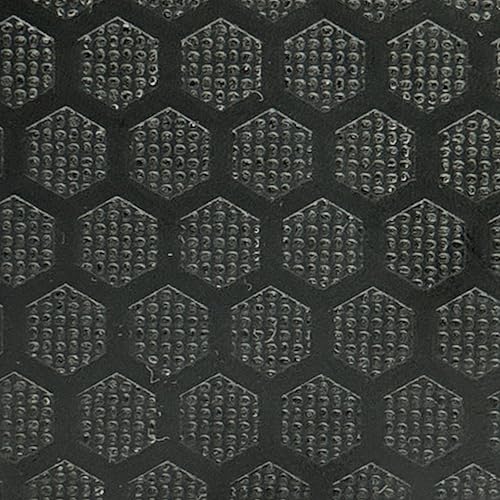 Miniatura 3 de Madera contrachapada de abedul antideslizante negra hexagonal de 12 pulgadas0.472 in (negro, 12 x 24 pulgadas)