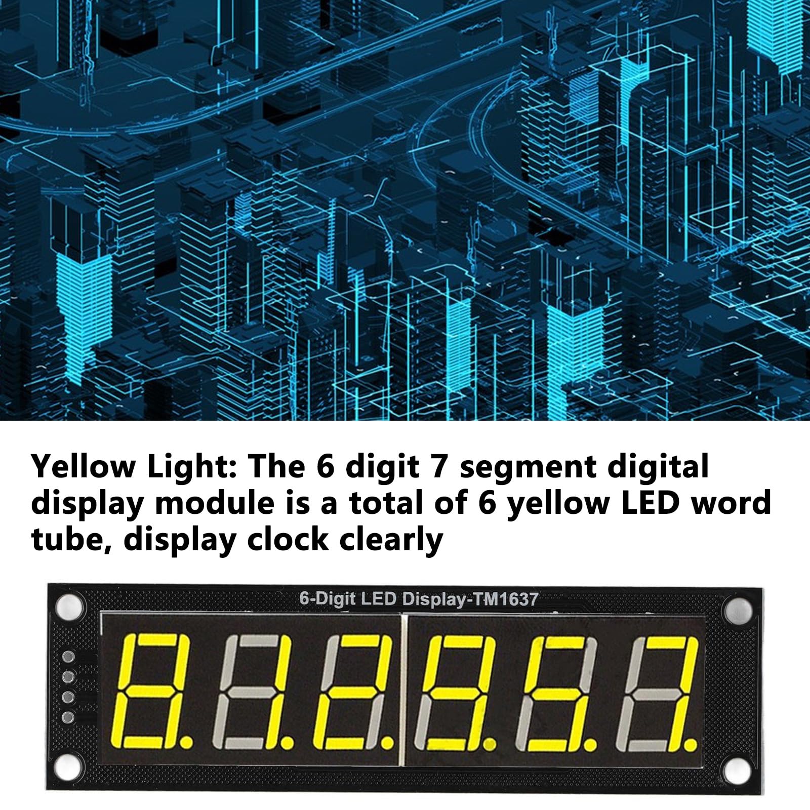 TM1637 4-Bit LED-Display 0,56 Zoll – Gelb, 5V, F? Produktbild-Vorschau 2
