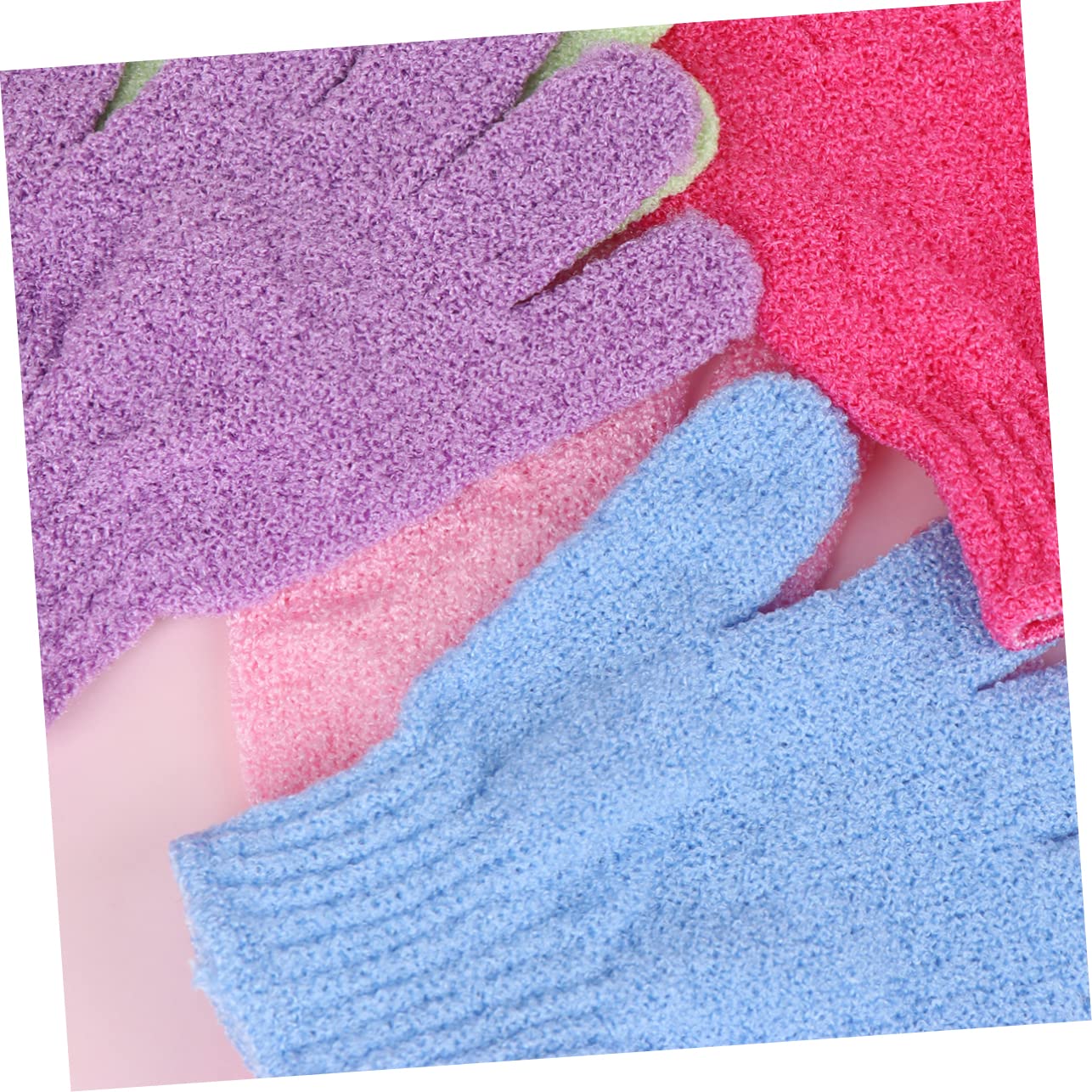 Baluue 30stücke Badehandschuhe für Peeling und Dusche Fünf-finger Körperpeeling und Rückenmassagehandschuh Strapazierfähige Duschhandtücher aus Hochwertigem Material