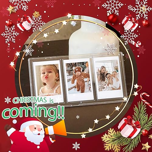 Vista 41 de WOGOZAN Mini marcos de fotos de 3 pulgadas para Fujifilm Instax Mini 12/11/99/90/9/8/7+/EVO Classic Polaroid 2.15 x 3.4 pulgadas, tamaño cartera