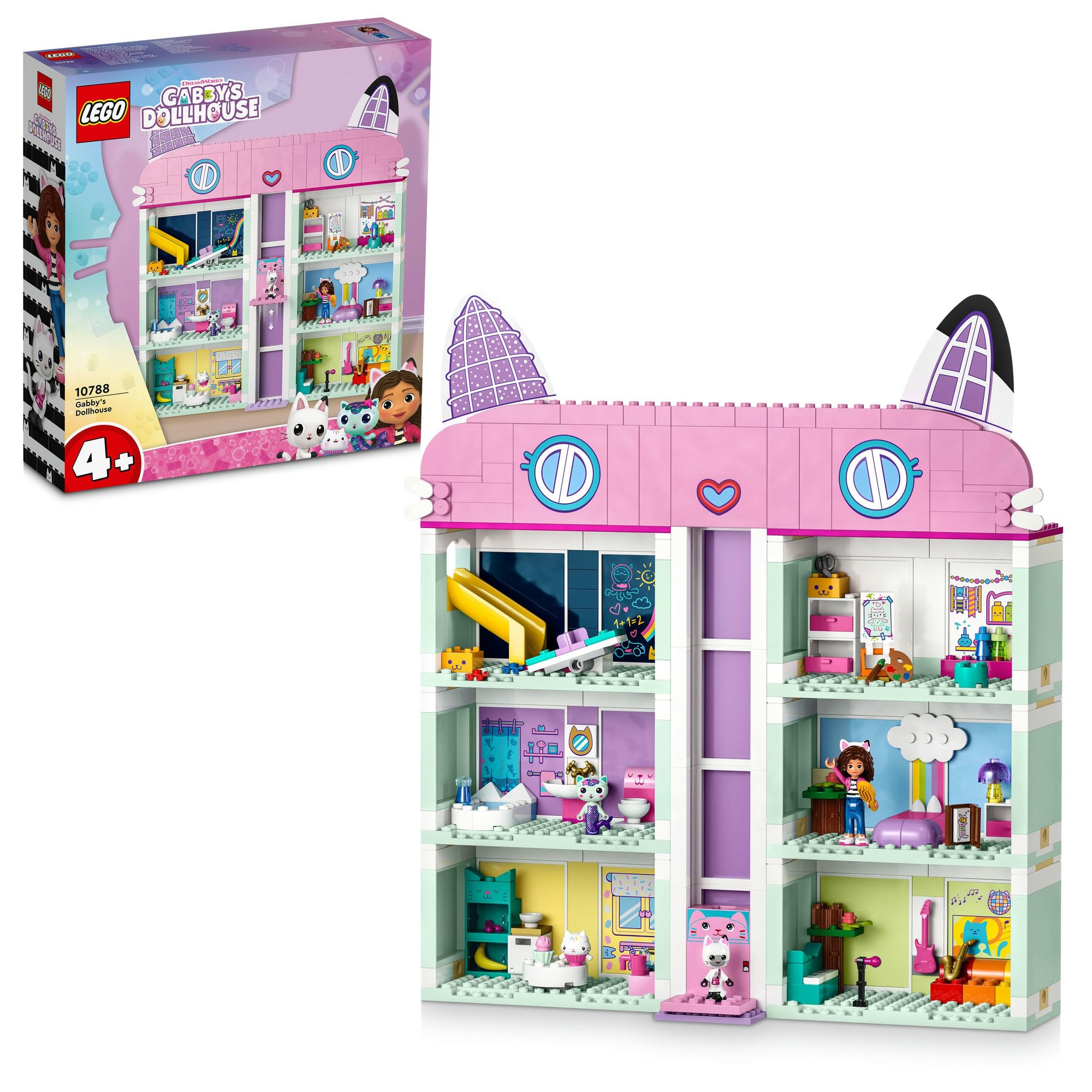 LEGO Gabby'S Dollhouse 10788 Building Toy Set,Multicolor