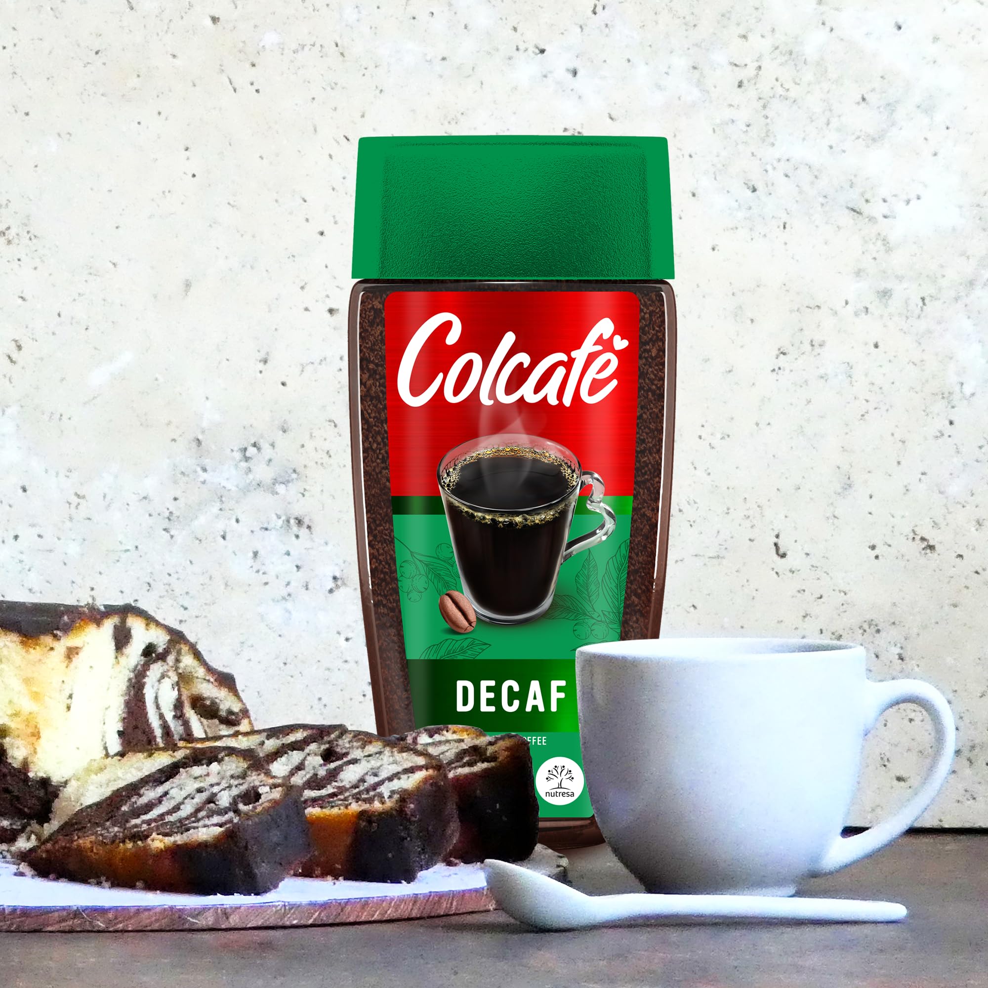 Amazon.com : Colcafé Instant Decaf Coffee Jar | Same Great Taste