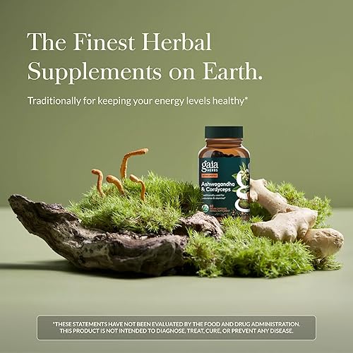 Miniatura 2 de Gaia Herbs Adaptogen Performance Hongos y Hierbas - Suplemento de apoyo energético para ayudar a mantener la resistencia y la resistencia* -