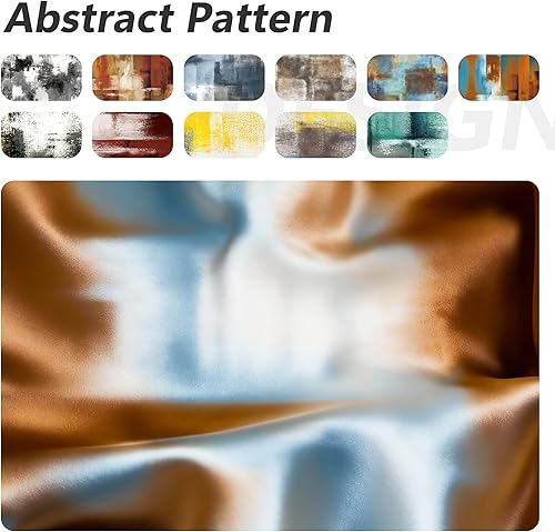 Miniatura 9 de Asuexpect 2 paneles de cortinas abstractas para oscurecer la habitación, con ojales, decoración moderna para ventana de dormitorio y sala de estar,