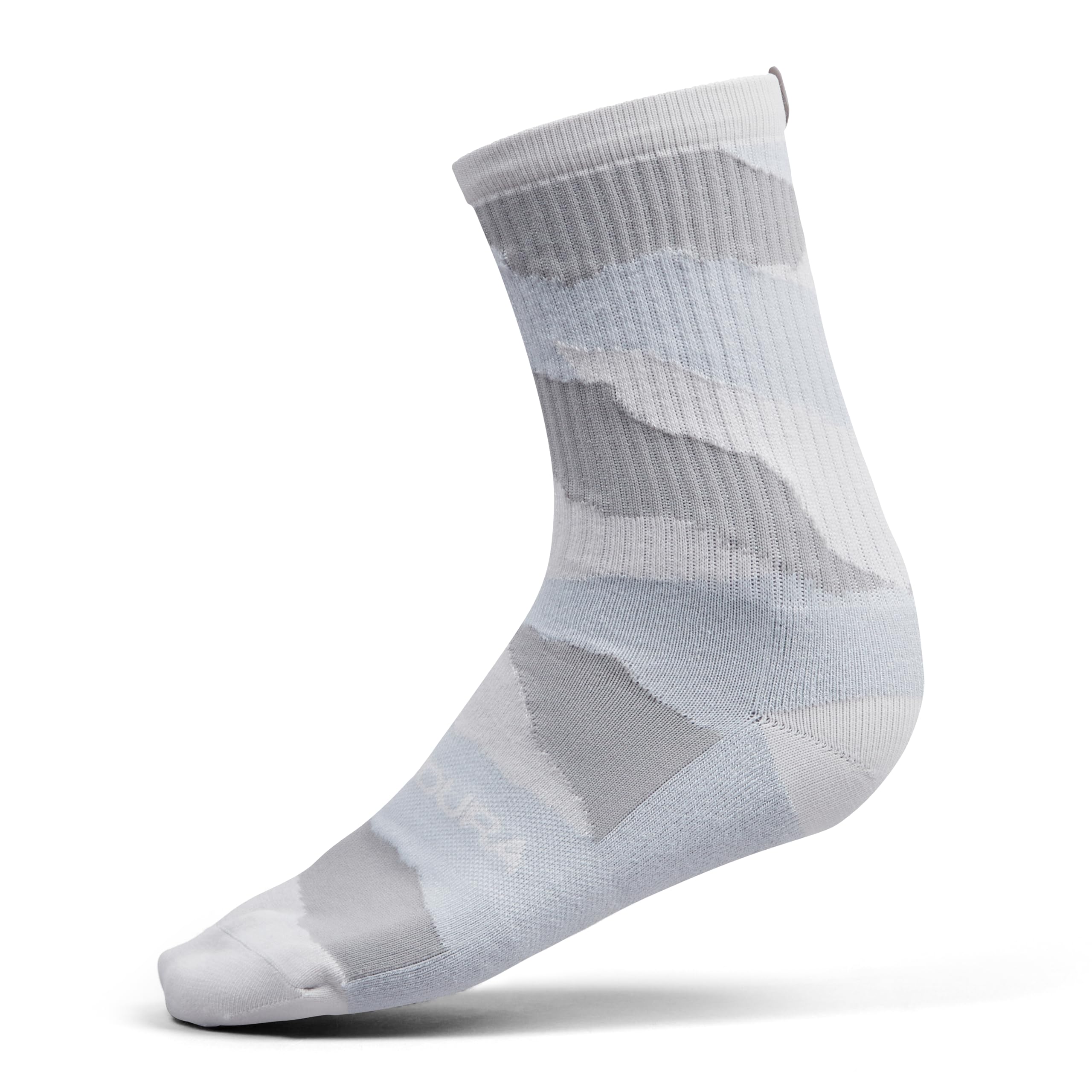 Endura Men's Peak Socks (Twin Pack) for Cycling | Lightweight | Moisture Wicking Socks, Grey, L-XL