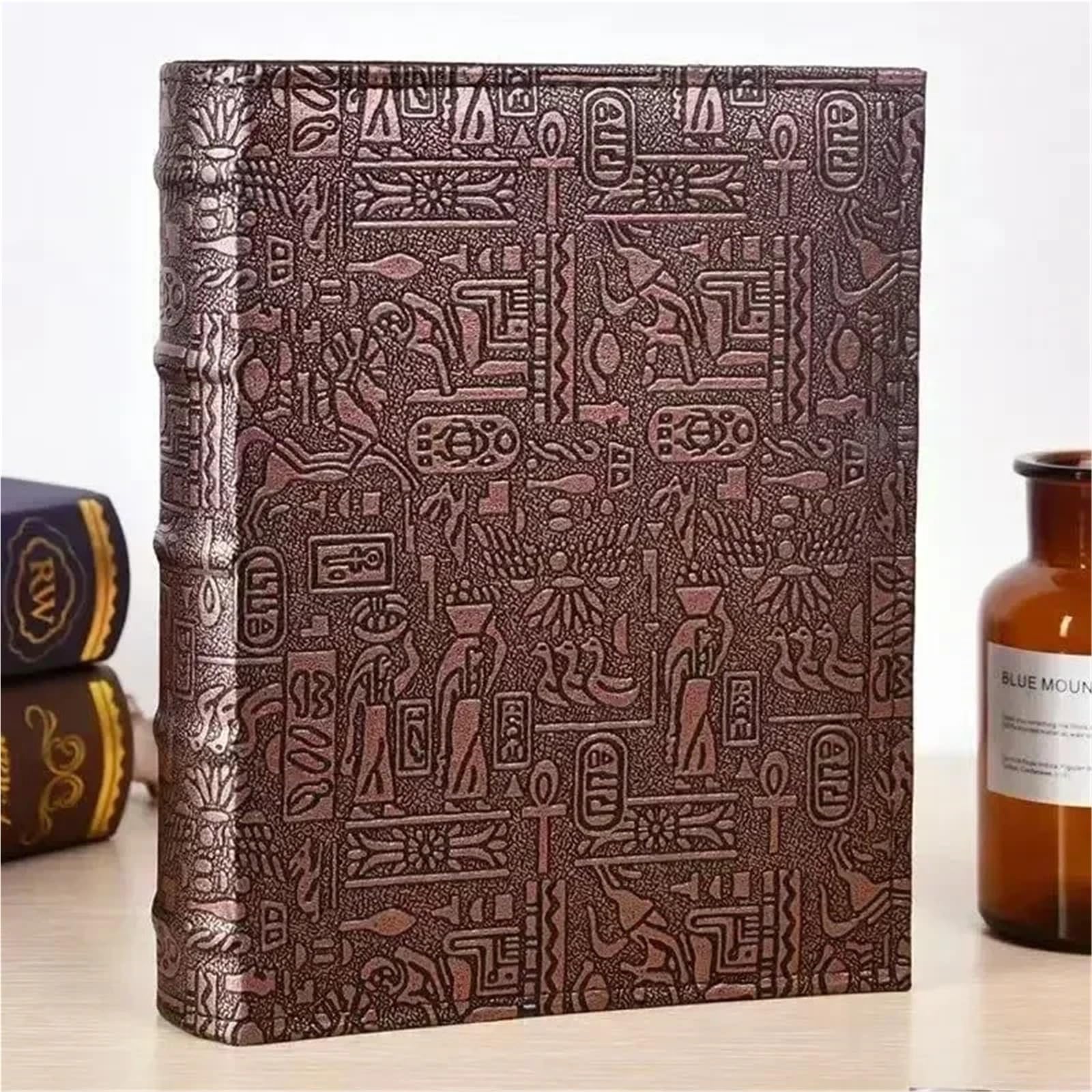 Álbum de fotos Álbum de fotos bolsillo 6 pulgadas, 4 x, 4R, con cubierta PU, estuche for guardar, regalo soldadura, libro autógrafos, carpeta tarjetas(Color-02)