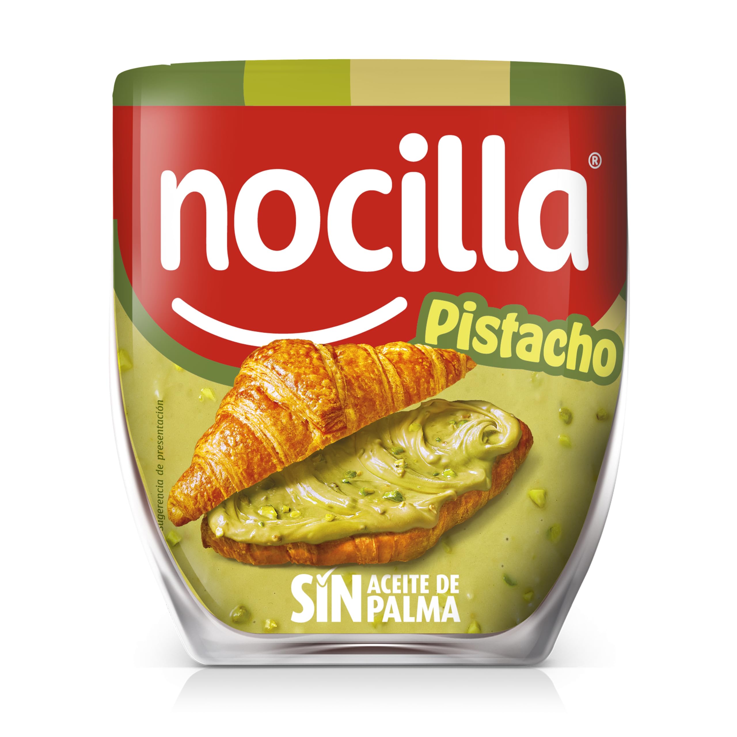 Nocilla Pistacho Crema de Cacao Sin Aceite de Palma, 180g, Sin Gluten