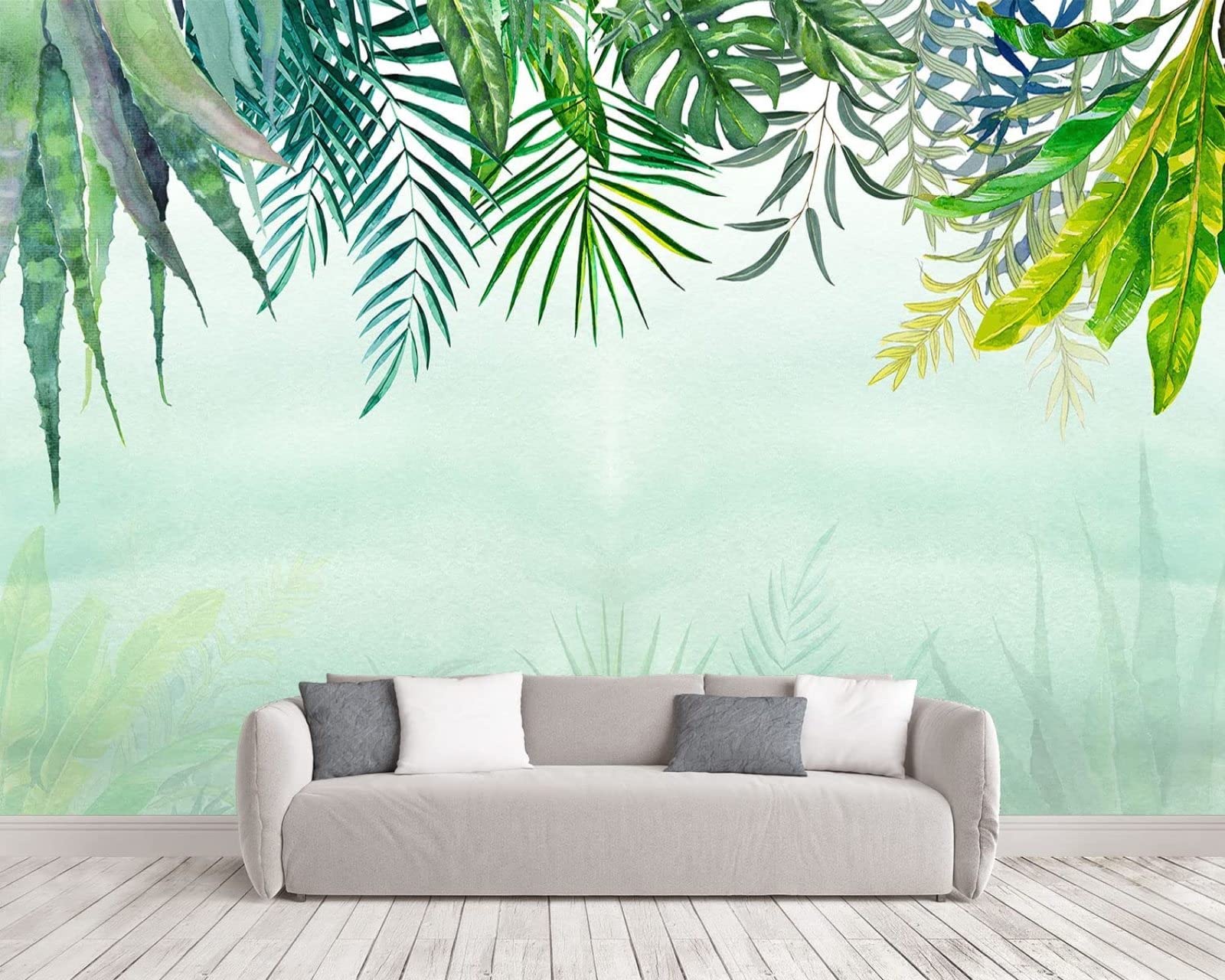 Tapete 3D Wandbild Grnes Aloe Vera Blatt Tropische Bltter Fototapete 3D  Effekt Vliestapete Wohnzimmer Schlafzimmer Wanddeko : Amazon.de: Baumarkt