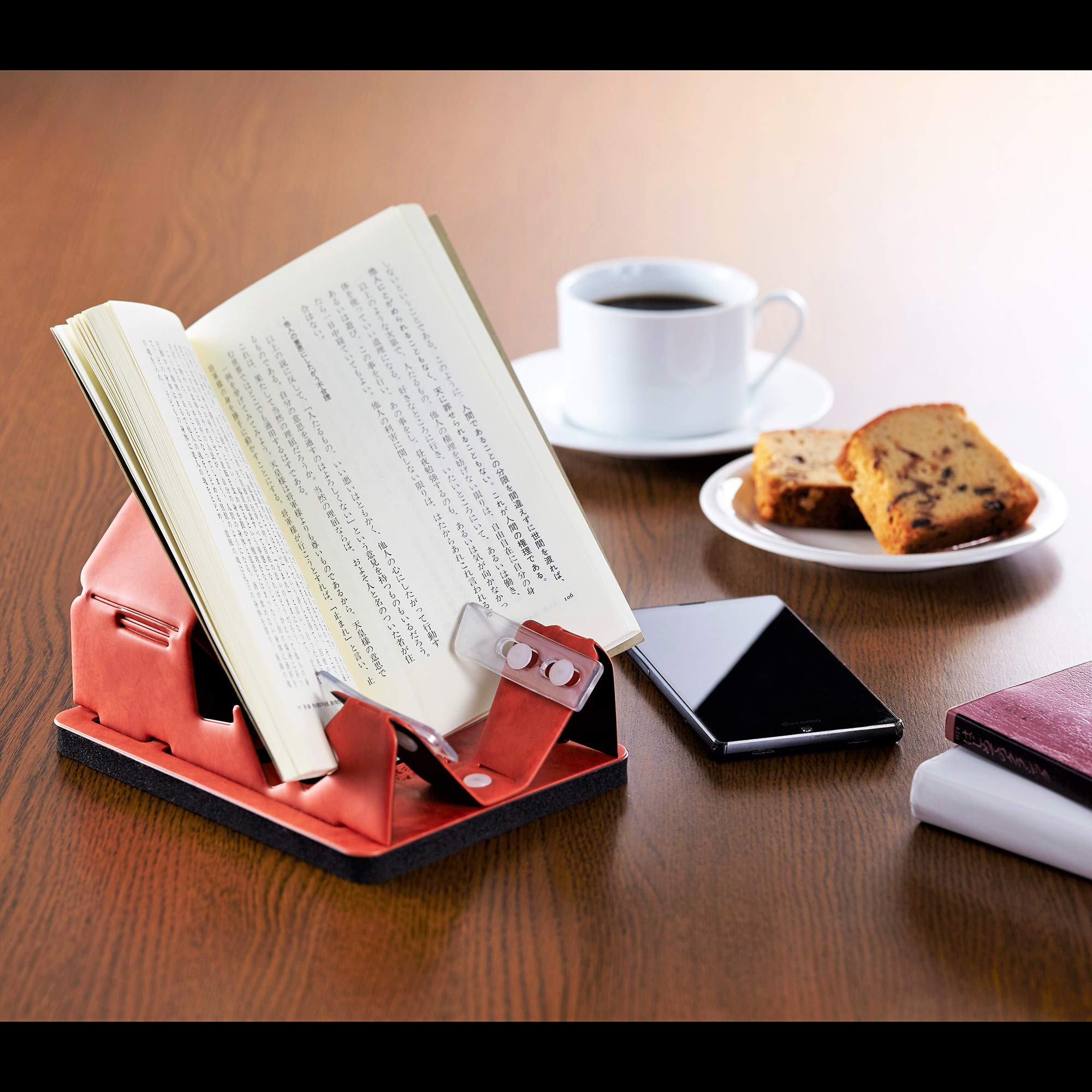 Amazon.co.jp: 【日本製】書籍からスマホ・中型タブレットまで対応！背