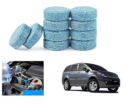 Asryd Car Wiper Detergent Effervescent Tablets Auto Windshield Cleaner Glass Tablets| Better Visibility | Safer Driving | Made in India | for Tata HBX (10 Tablets)