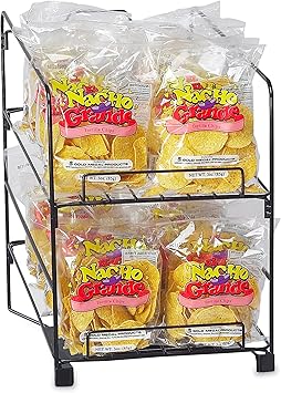 Popcorn Supply Company Integrated Chip Rack and Merchandiser