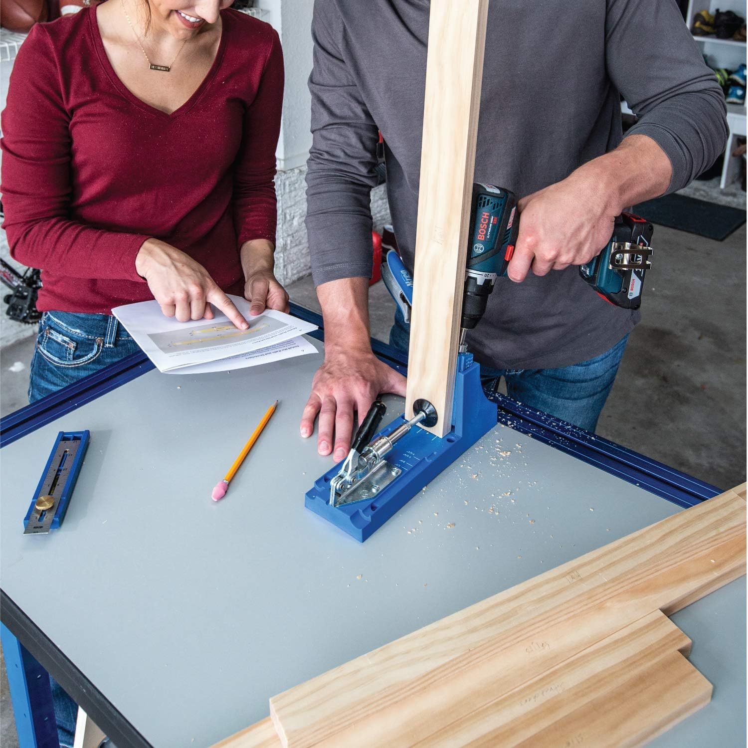 Kreg K4 Pocket HoleJig System (K4 Jig) - Power Drill Accessories - 