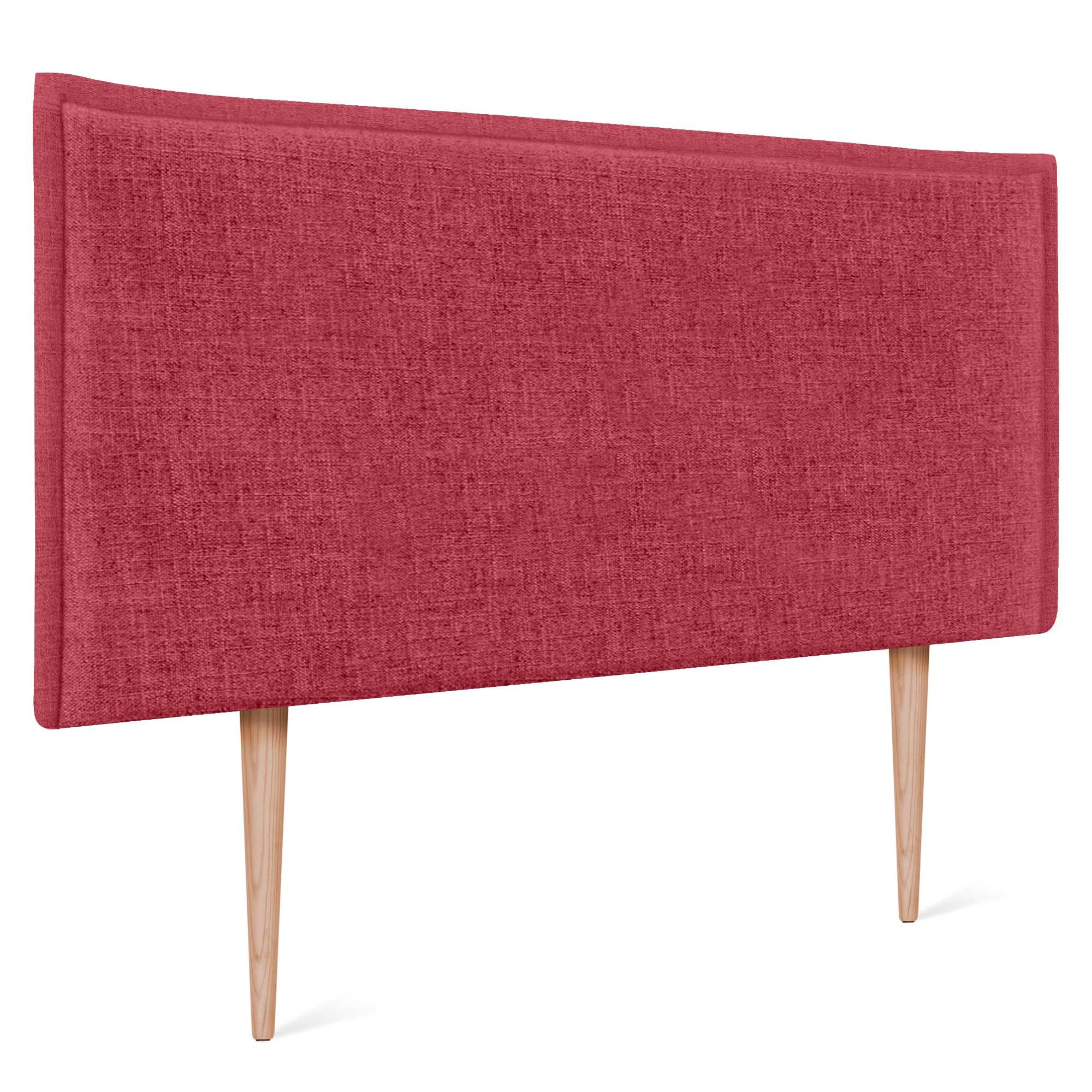 DHOME Solid Natural Linen Headboard with Trim Upholstered Headboard Bed Bedroom Modern Top Trending (Natural Linen, 160 x 105 cm with Legs (Beds 150/160)) — view 45