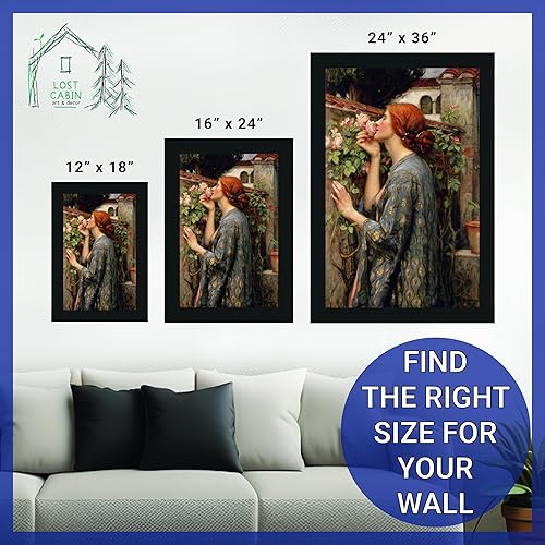 Miniatura 6 de Póster de The Soul of The Rose de John William Waterhouse para decoración de pared, impresión sin marco, pósters, imágenes e impresiones para el
