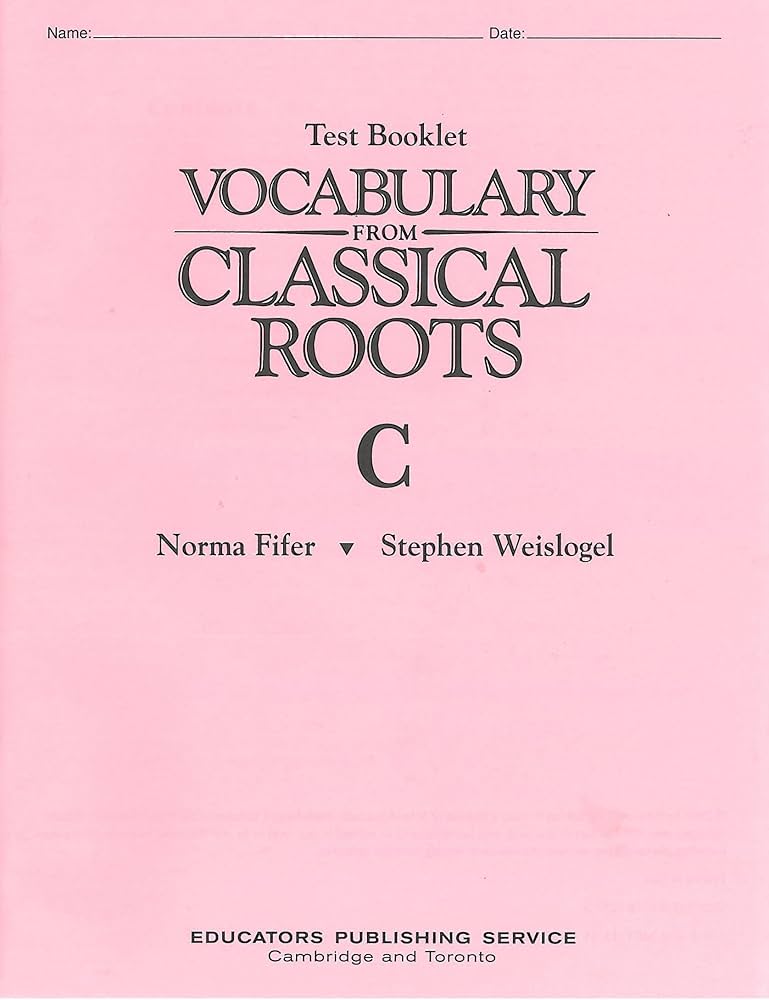 英語参考書Vocabulary from classical roots 8冊
