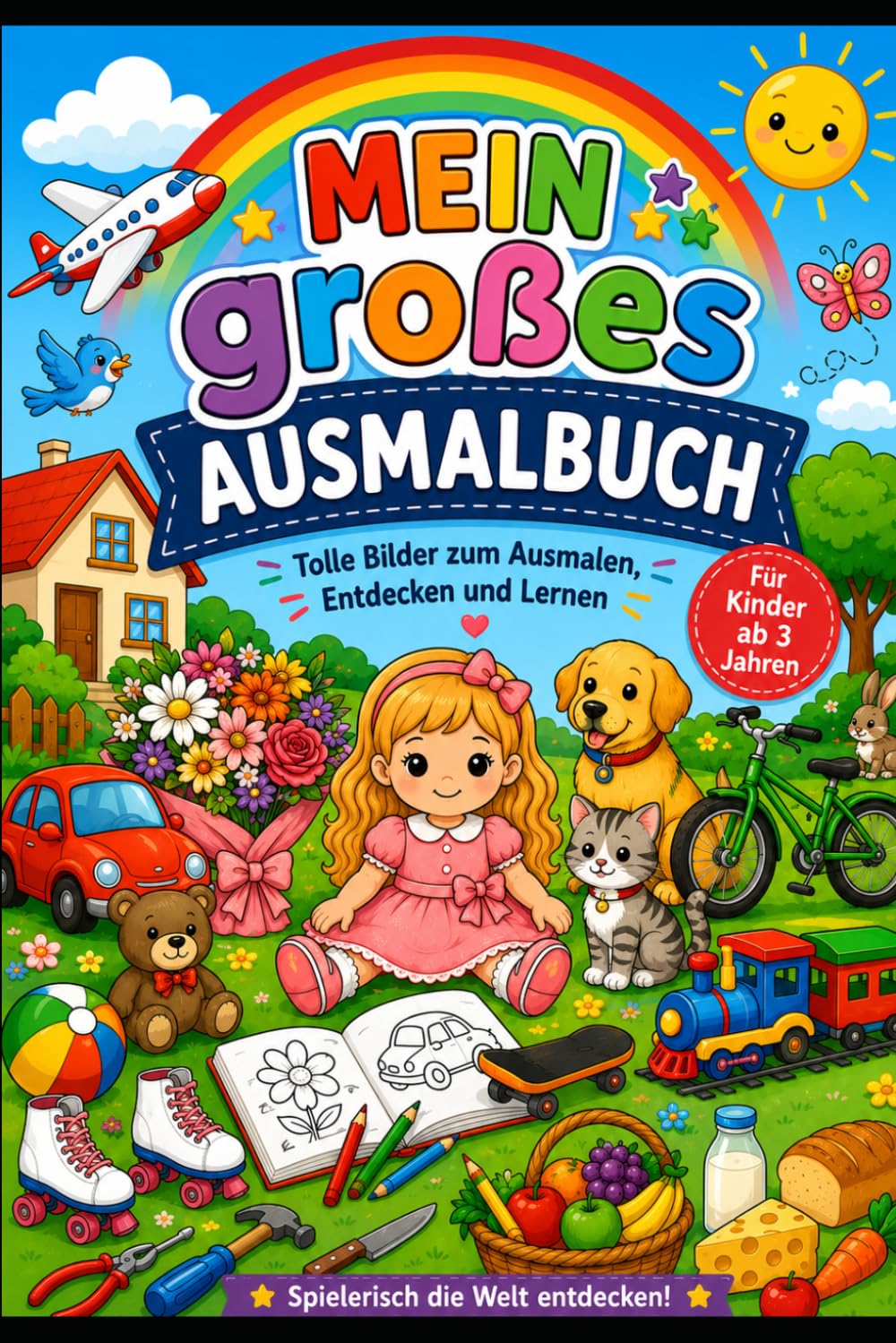 Mein großes Ausmalbuch