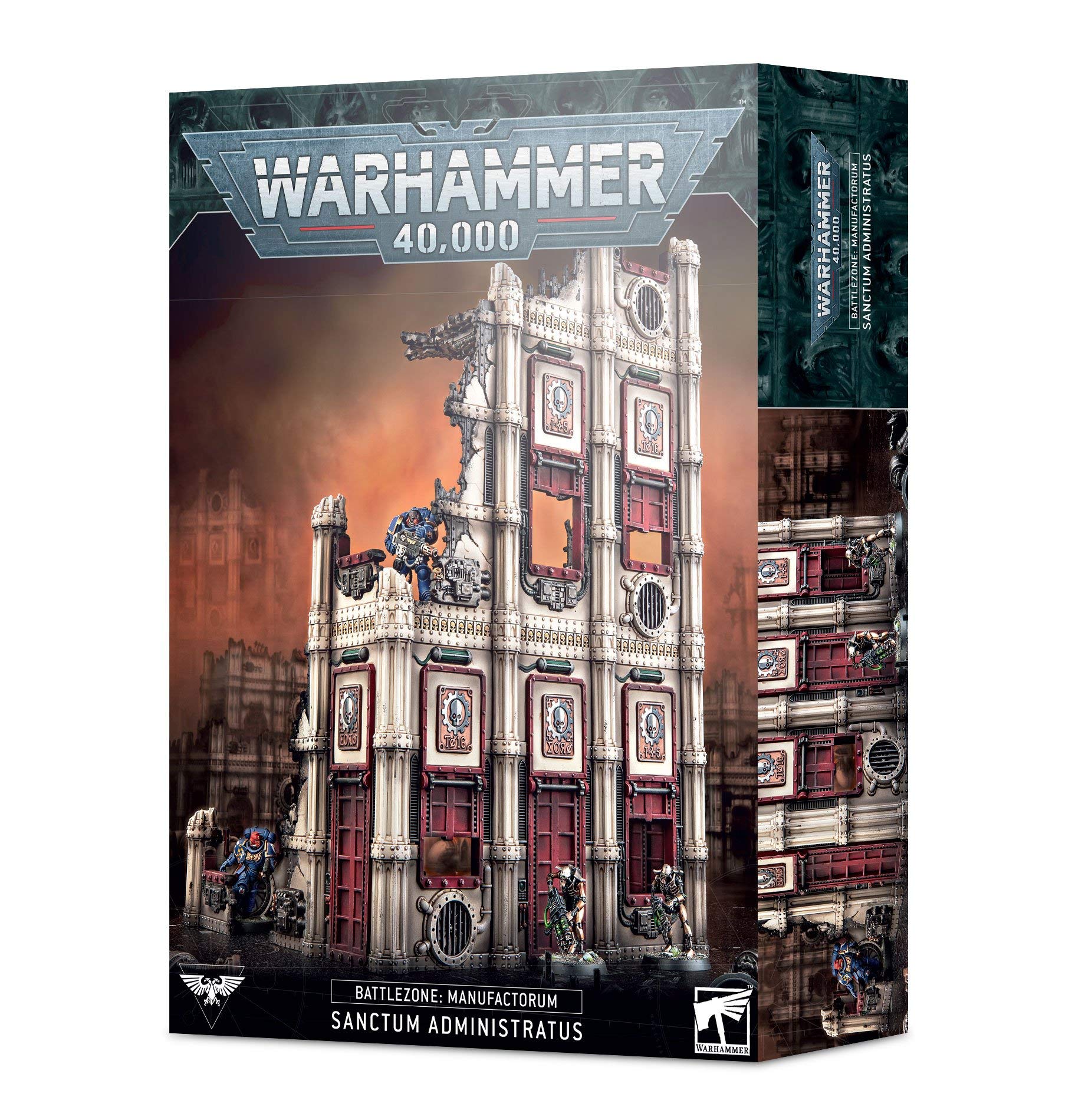 Games Workshop - Warhammer 40.000 - Battlezone: Manufactorum - Sanctum Administratus, Schwarz