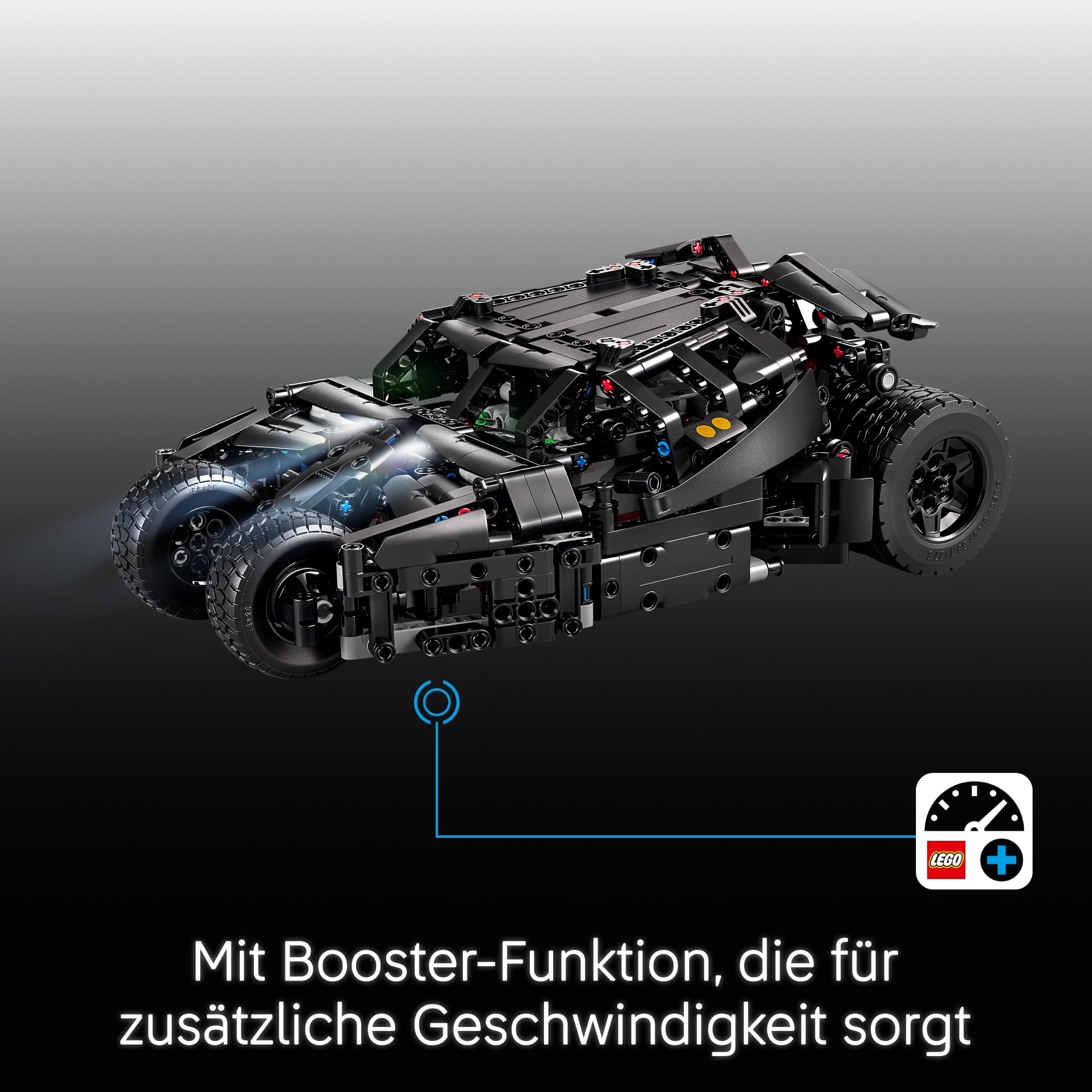 LEGO Technic Batmobile Tumbler - ferngesteuertes Spielzeugauto - Batman Fanartikel - Modell mit Lenkung und Scheinwerfern - Geschenkidee für Kinder ab 12 Jahren - 42239