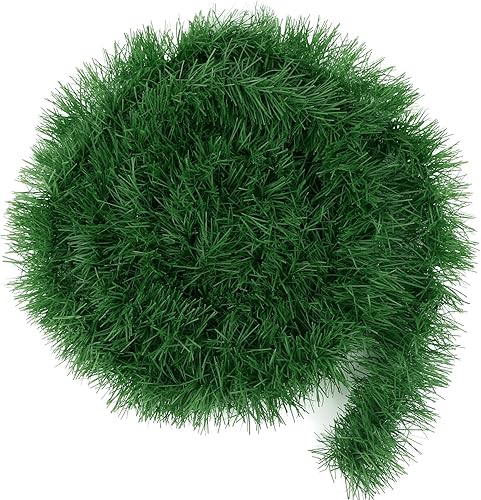 XIMISHOP Guirnalda de Navidad de 50 pies para decoraciones, vino artificial de Navidad, guirnalda de pino de vegetación suave, decoración para el